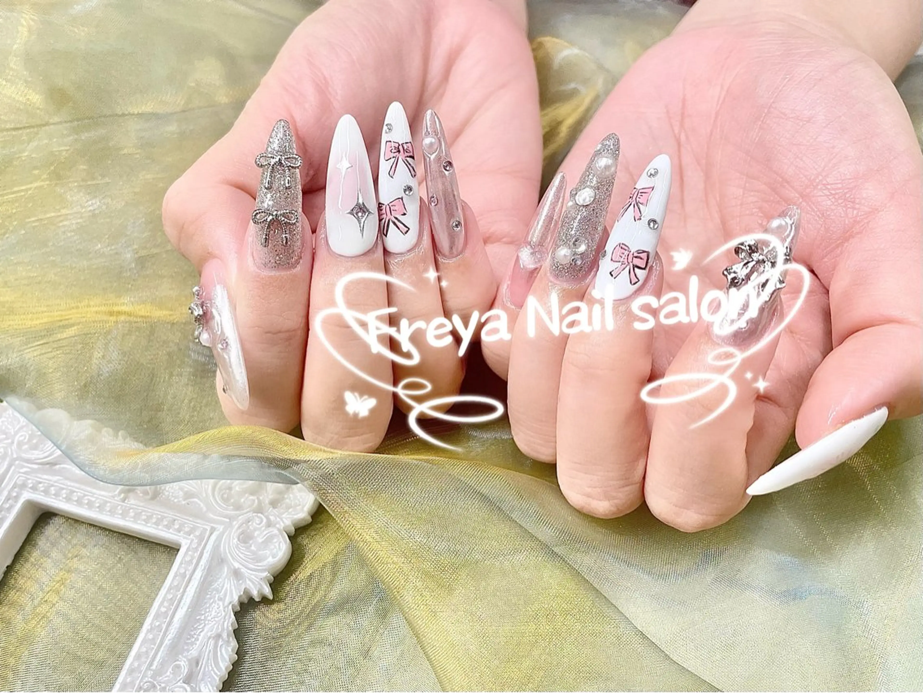 【スカルプ】チップ長さだし(持ち込みデザイン可)¥13980 【初回ジェルオフ無料ケア込み】の写真