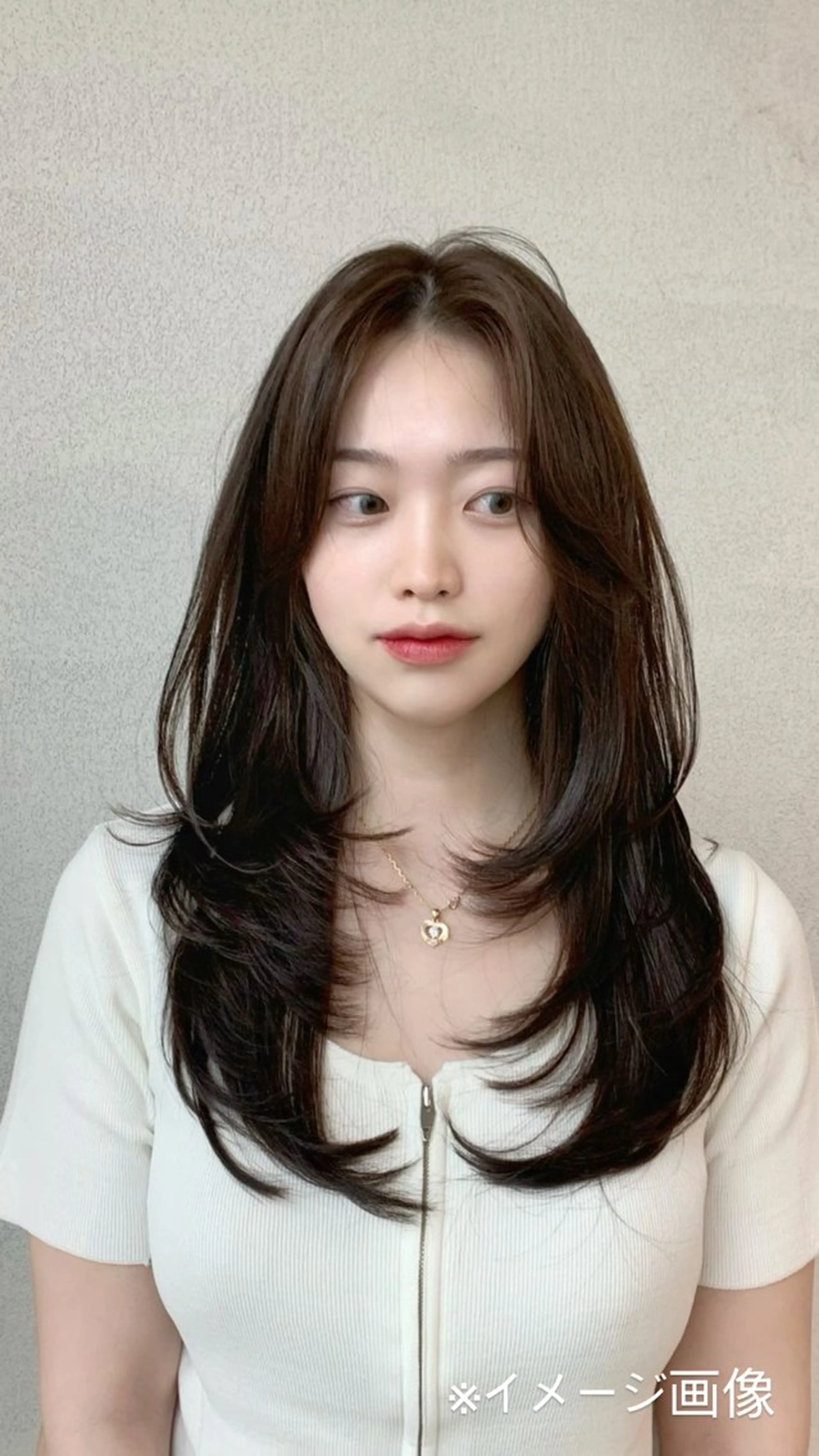 ロング 出島 凜平のヘアスタイル