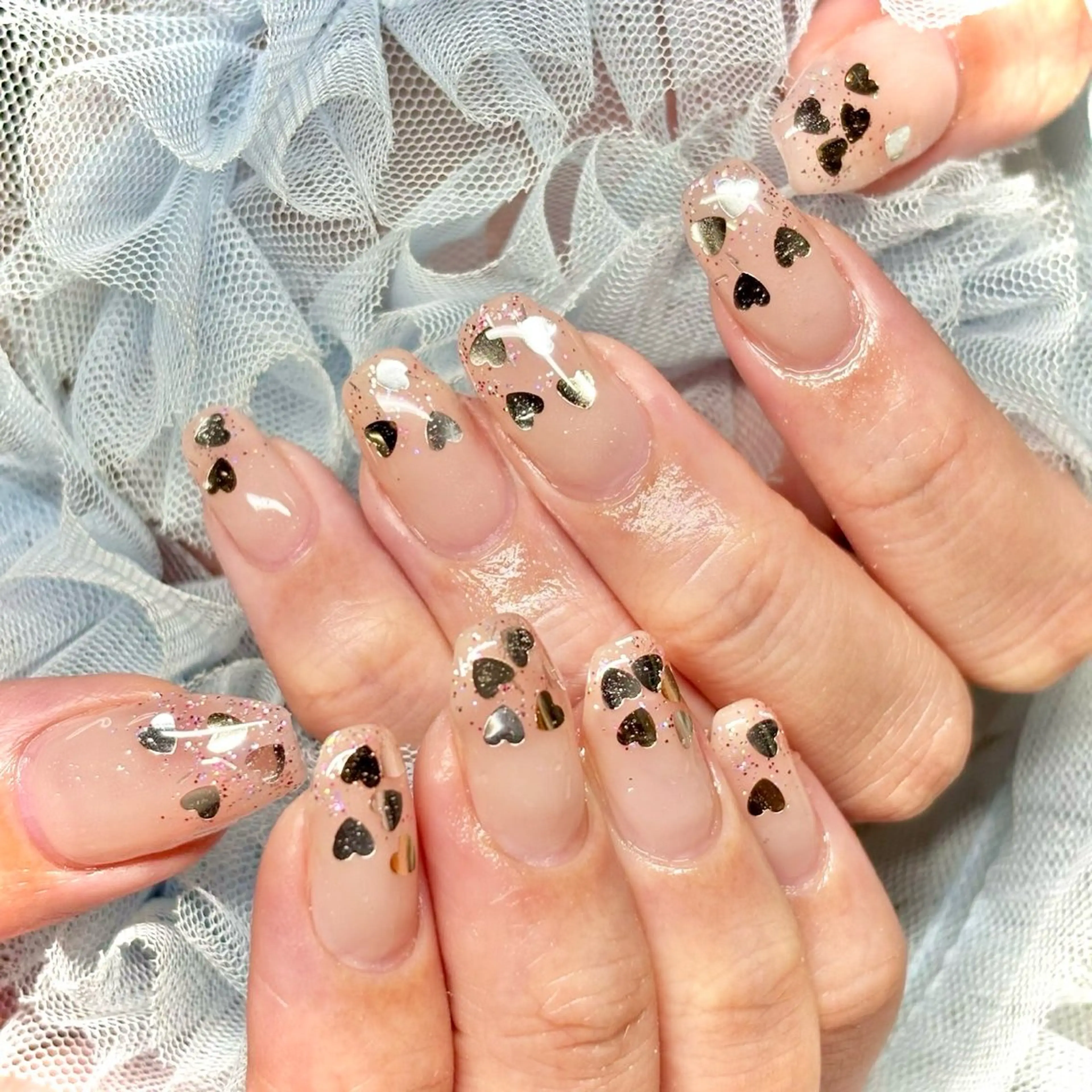 ネイル バレンタイン 冬ネイル miminon 自宅ネイルサロンのネイルデザイン