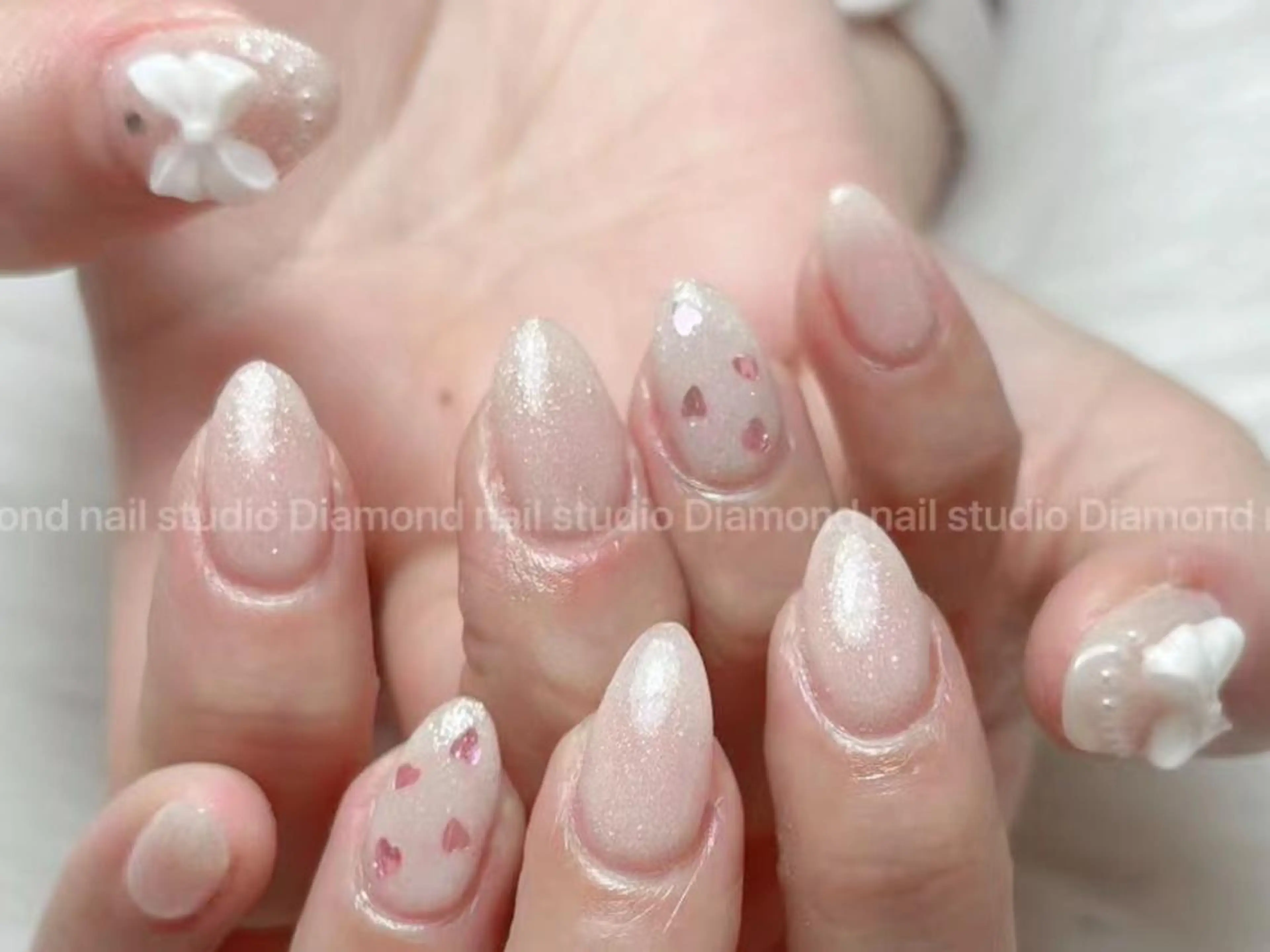 ネイル ハンドネイル ハンドケア Diamond 🚢のネイルデザイン