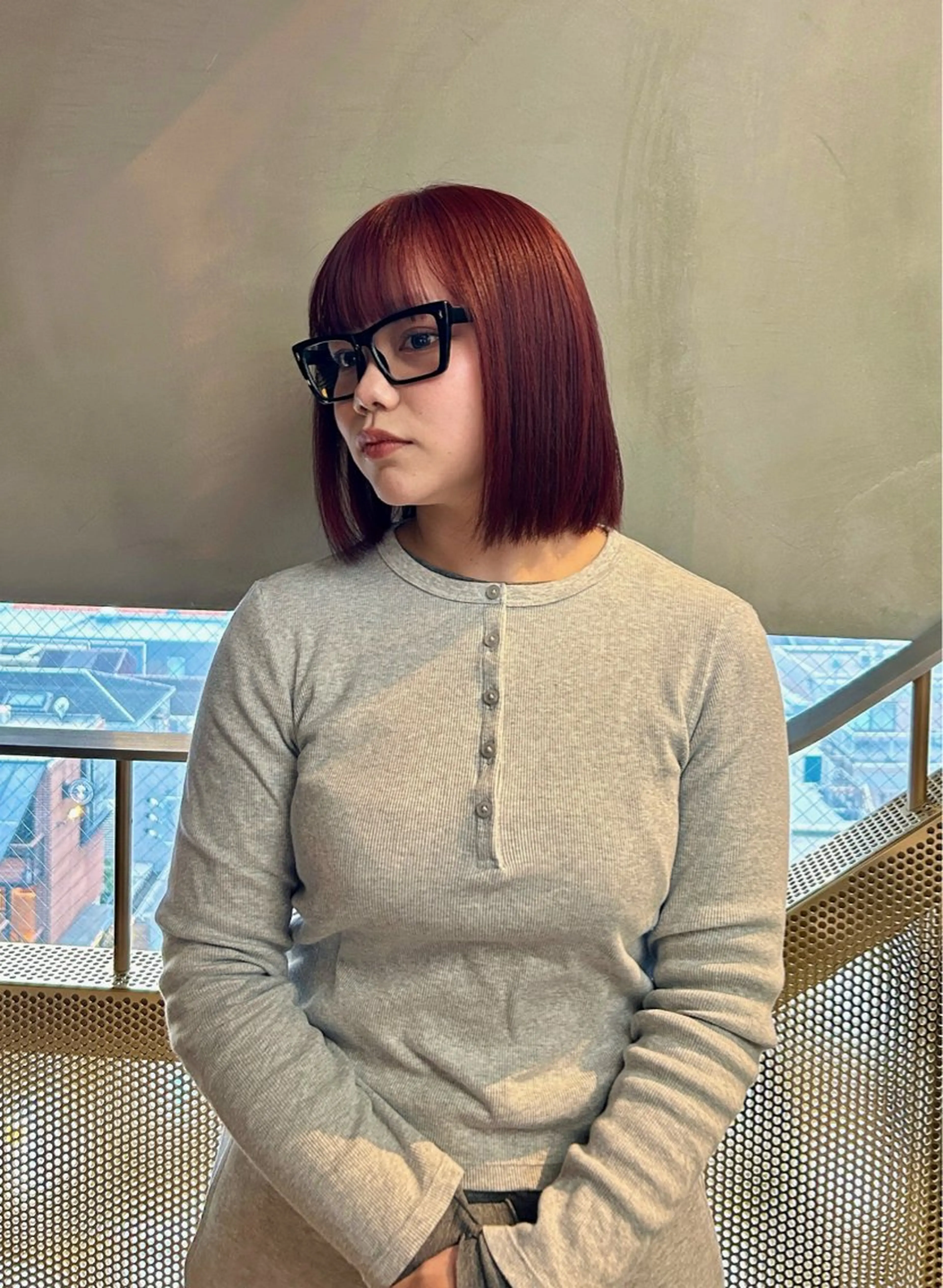 カラー 片山 和夢のヘアスタイル