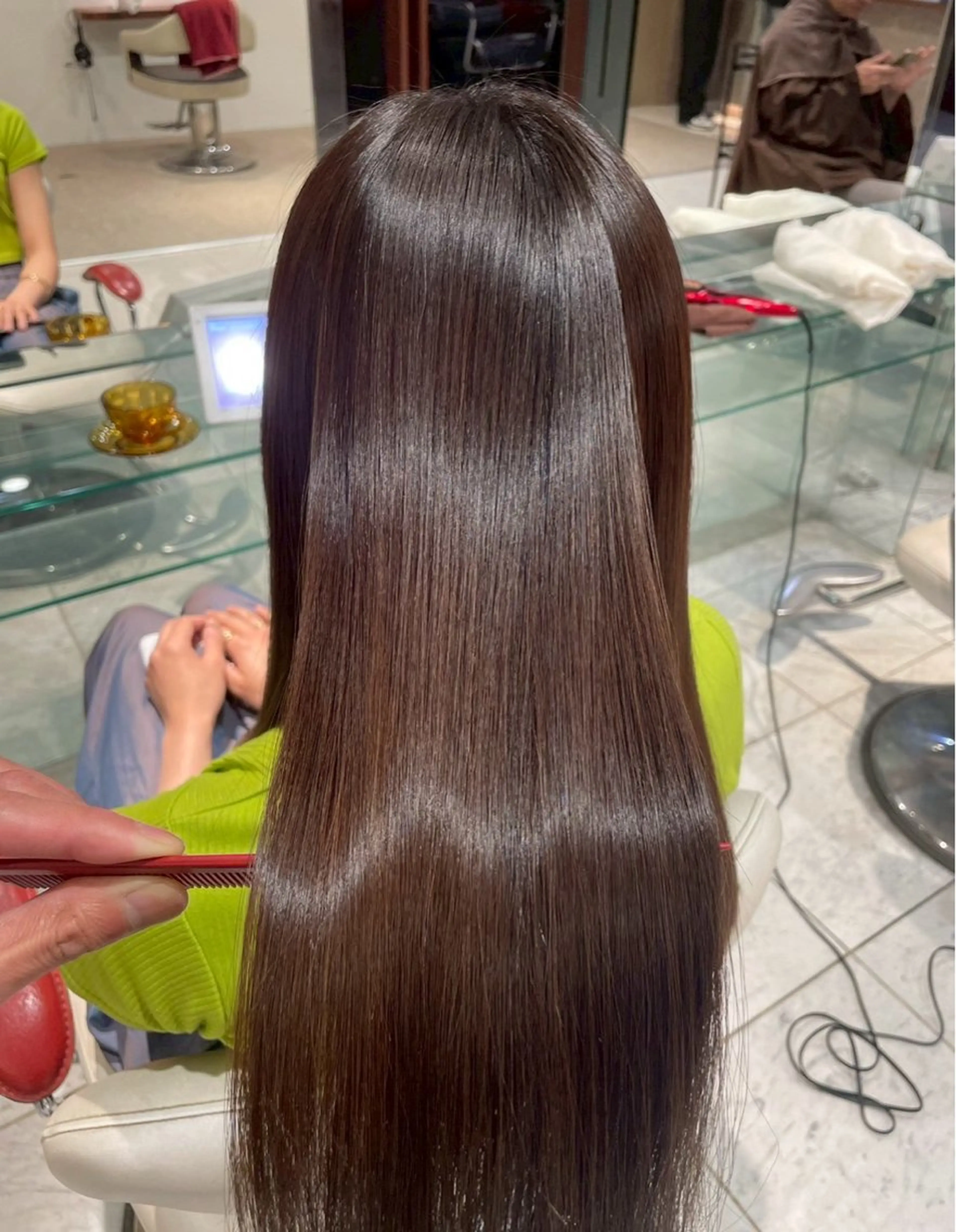 ロング 髪質改善✨縮毛矯正 ✨モデル様募集🔥のヘアスタイル