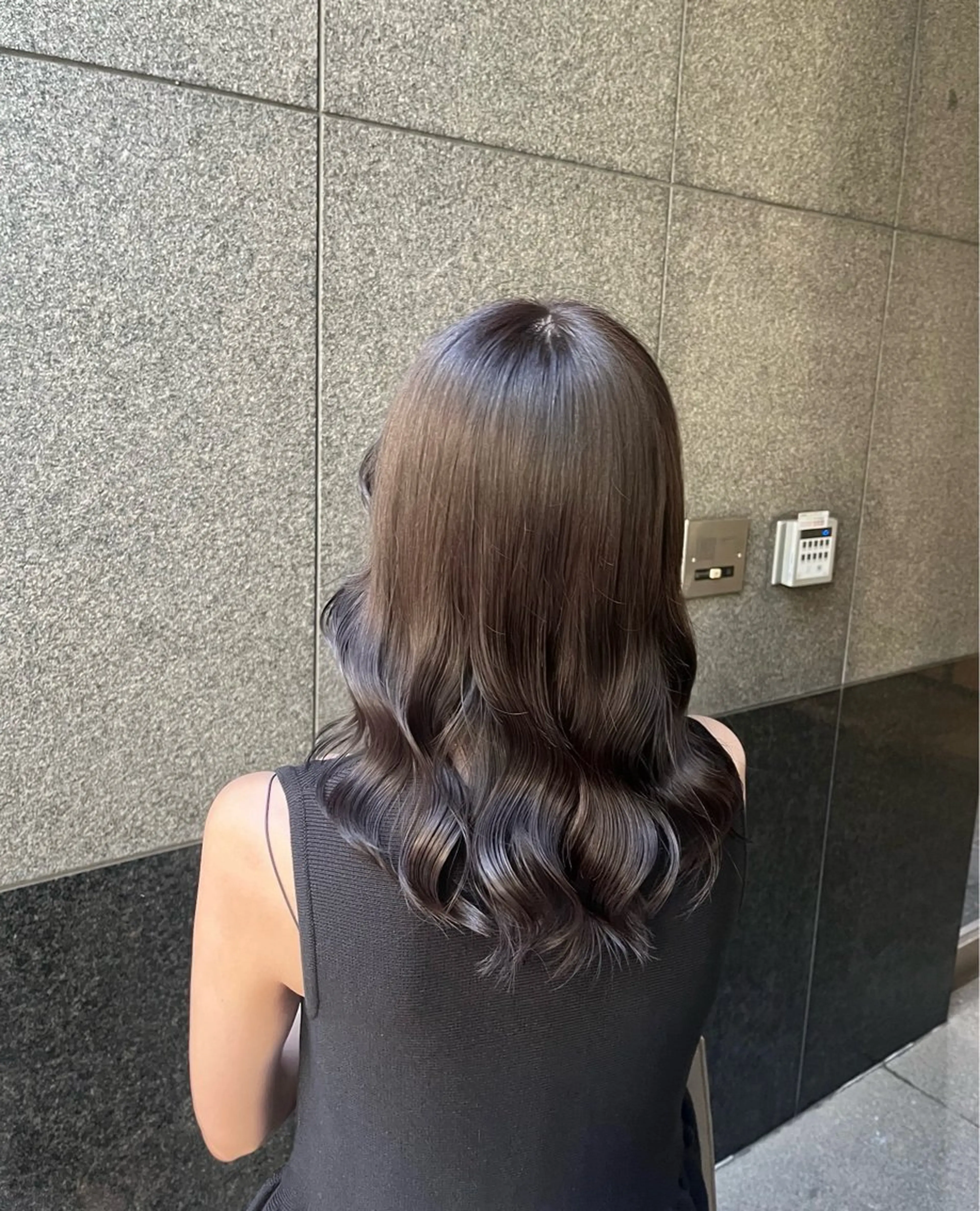 ミディアム ヘアカラー 長沢 結菜🎀のヘアスタイル