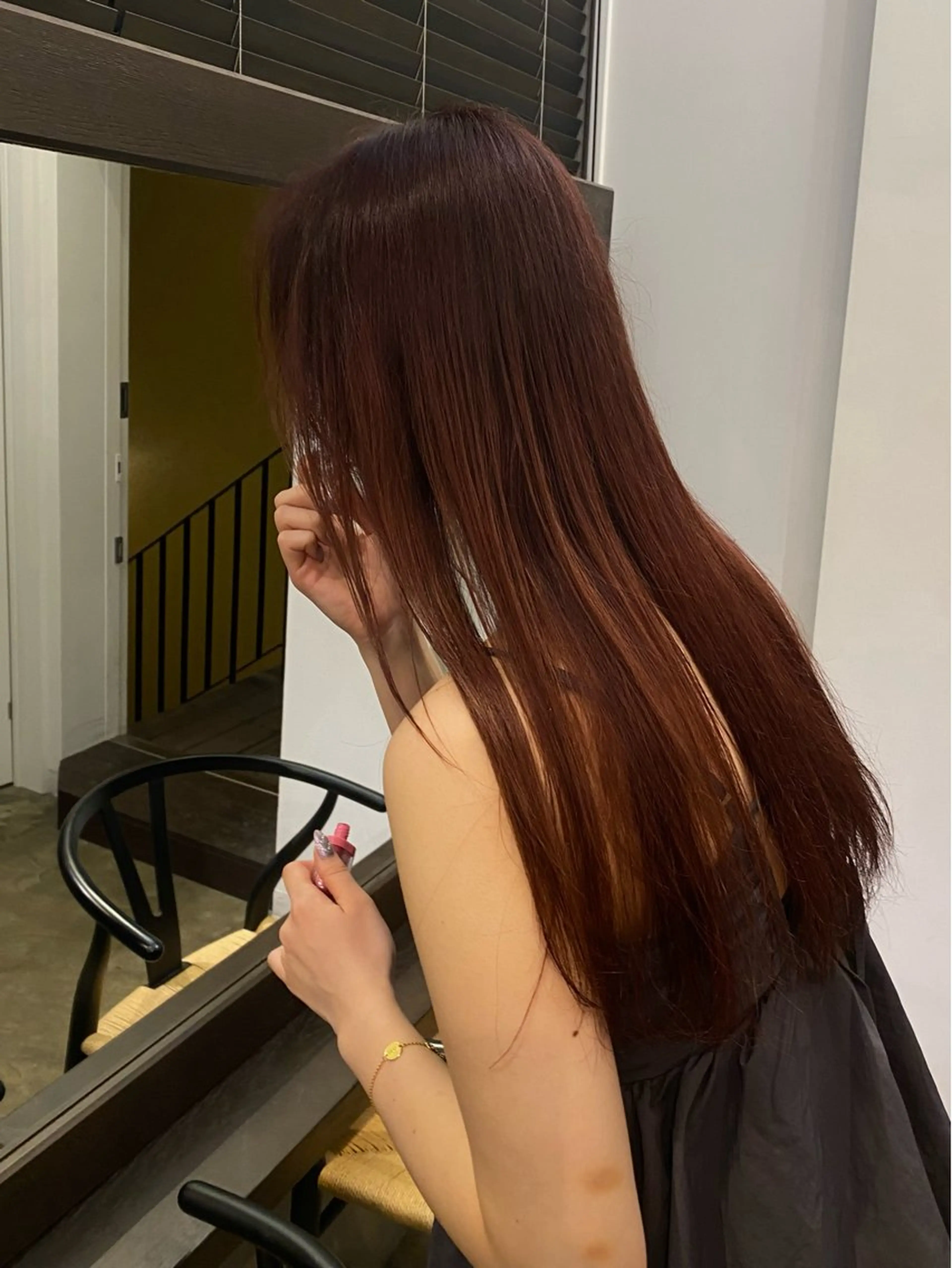 セミロング カラー ヘアカラー 似合わせカラー /パーマ🪿 moeのヘアスタイル