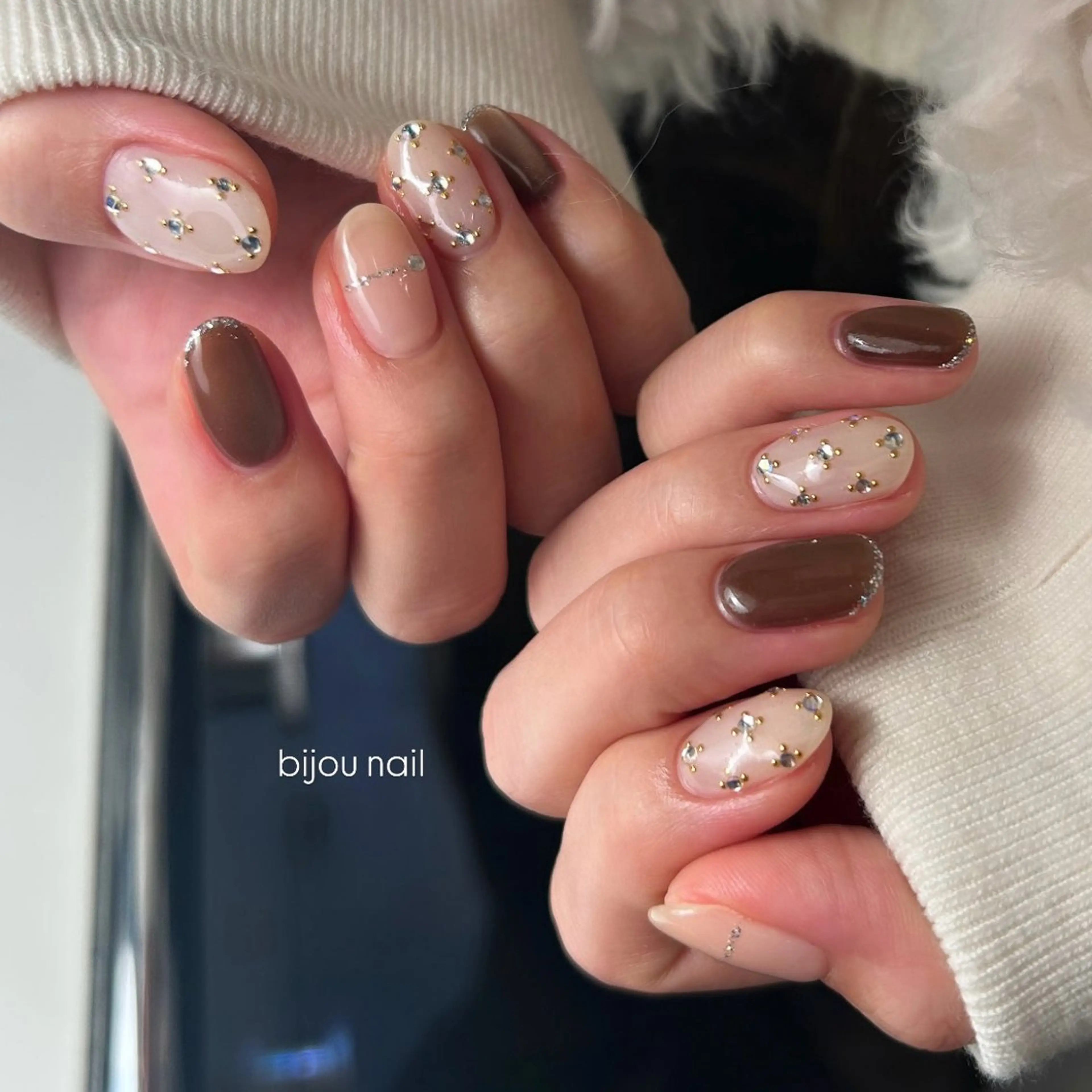 ネイル 持ち込み ハンドネイル Yumi 広尾|恵比寿ネイルのネイルデザイン