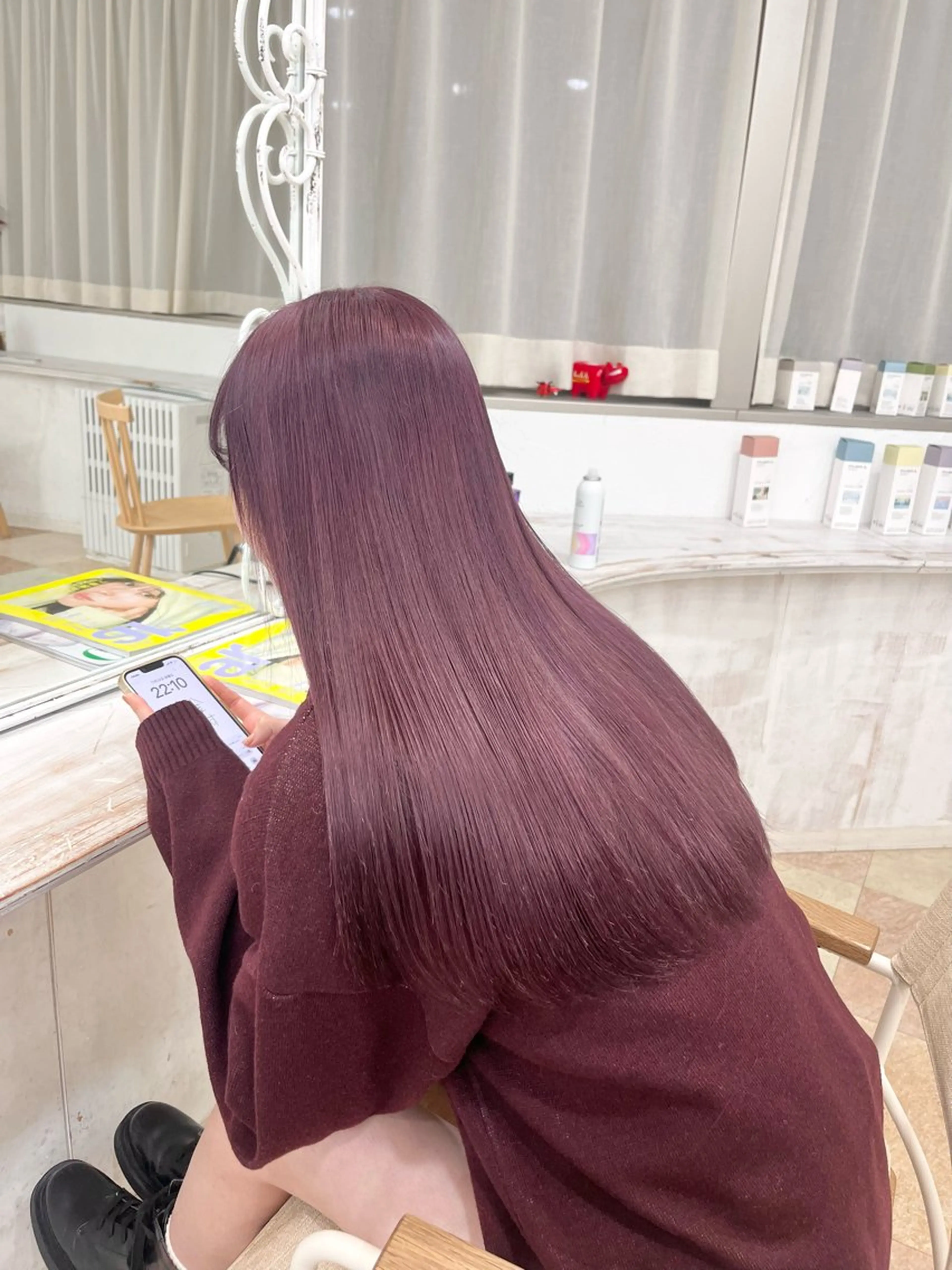 ロング カラー Lufeli所属・🫧いとうりお🫧 ショート/レイヤーのヘアスタイル