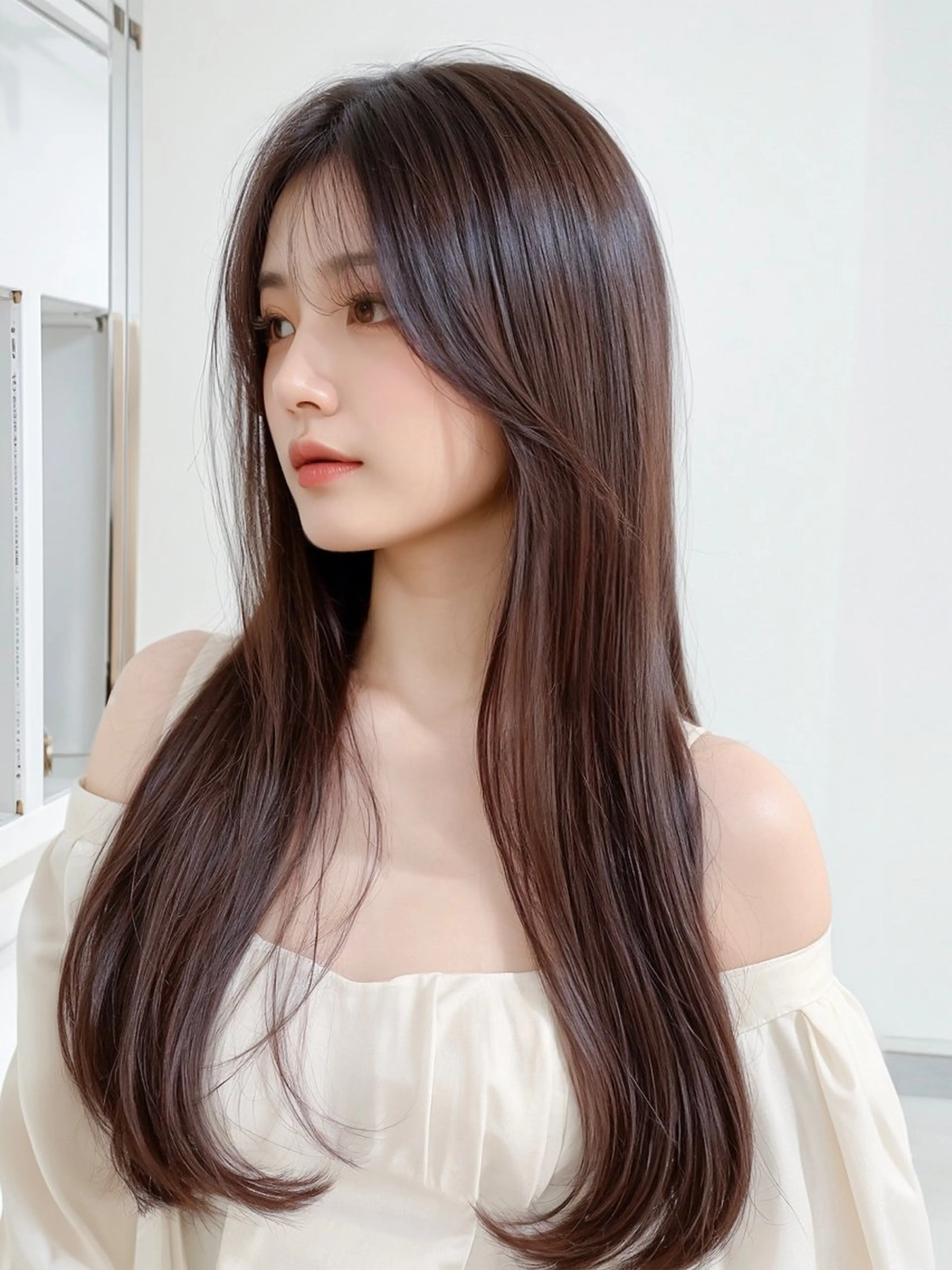 ロング カラー カット ヘアカラー トリートメント 【SIUN】健太郎 髪質改善/透明感のヘアスタイル