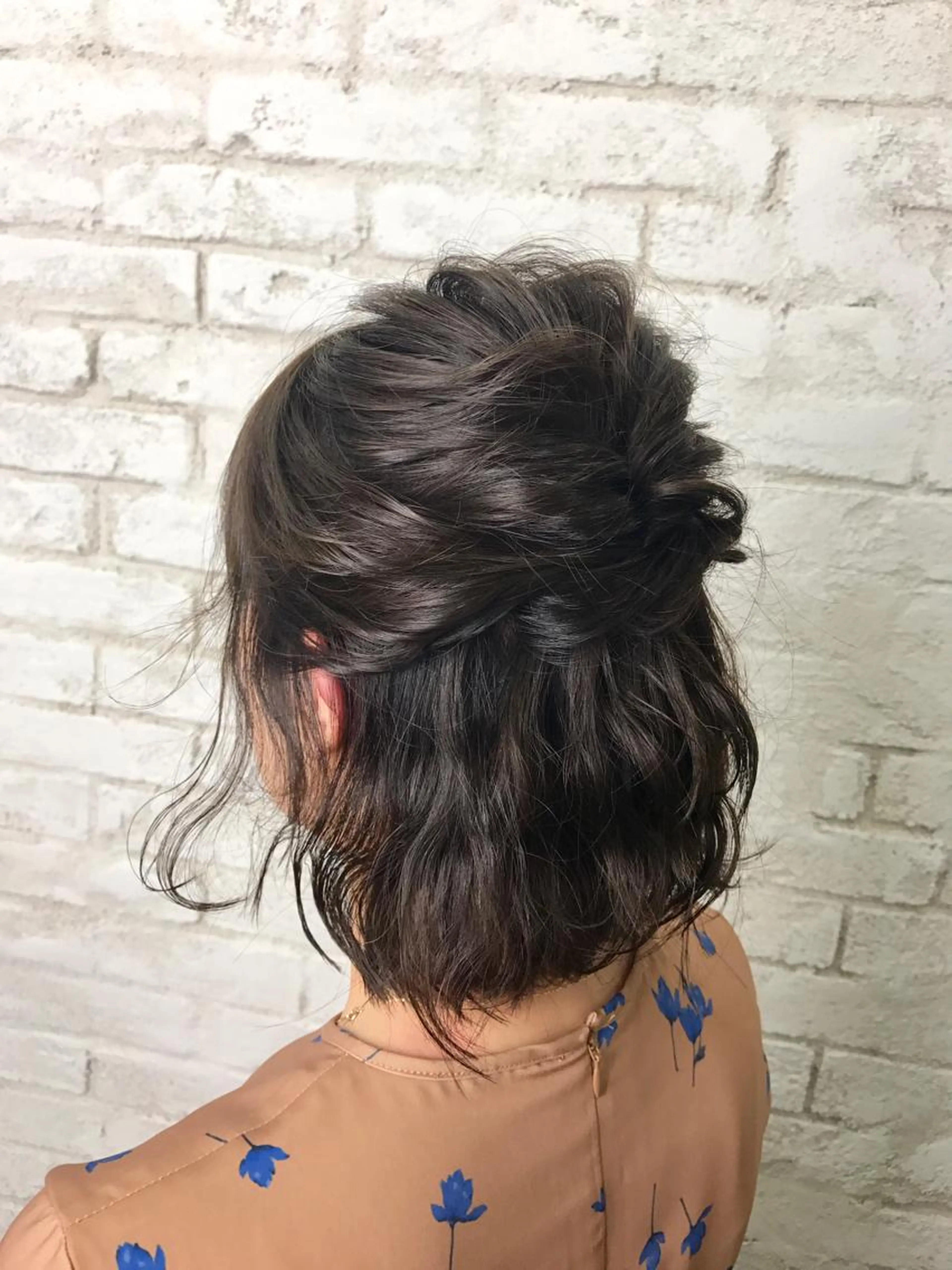 前髪カット＆ヘアアレンジ💗顔まわりのカットでさらにアレンジをかわいく！イベント前やお出かけ前にぜひ🙌の写真