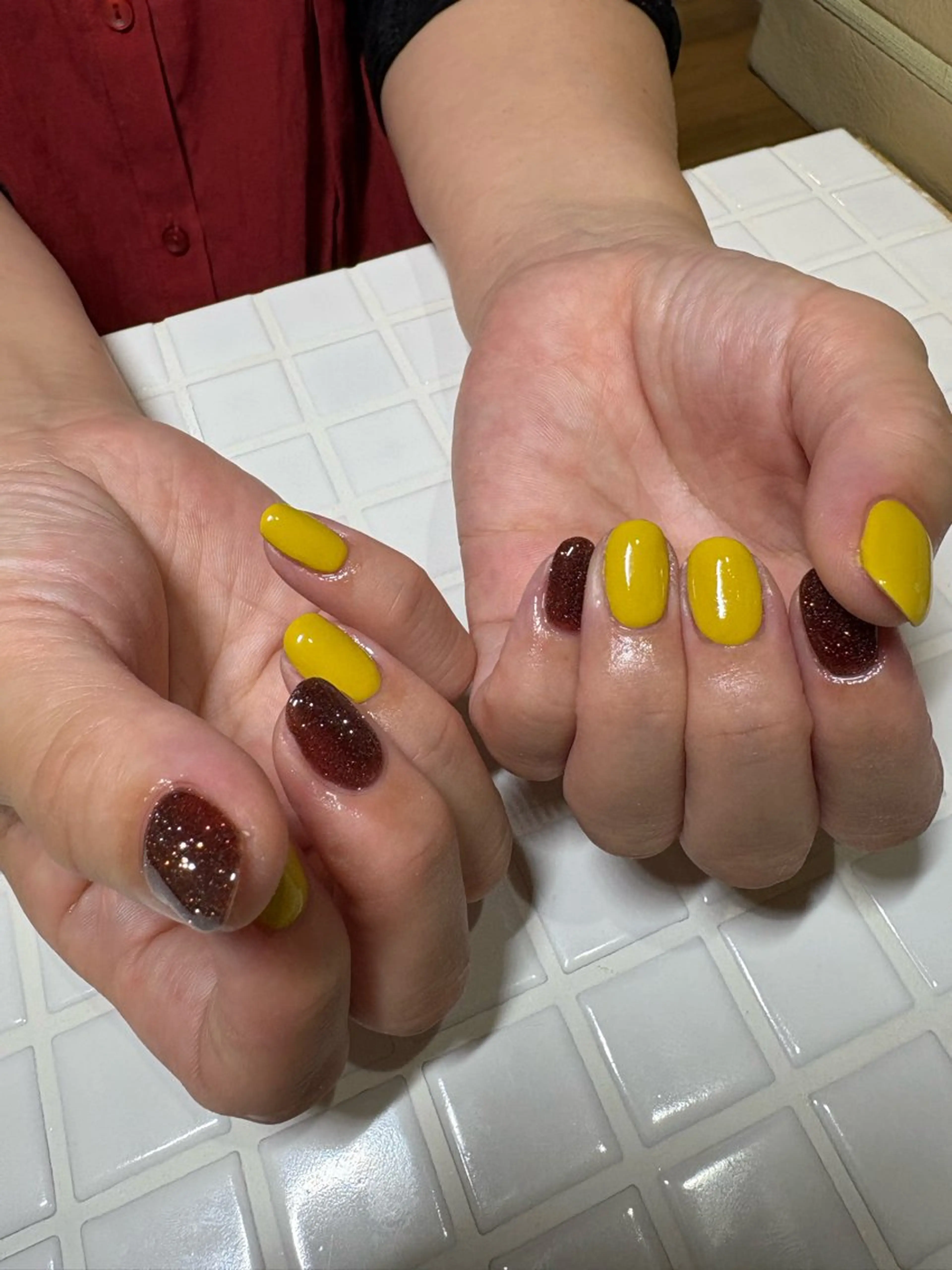 ネイル フラッシュネイル ハンドネイル 東 萌恵香のネイルデザイン