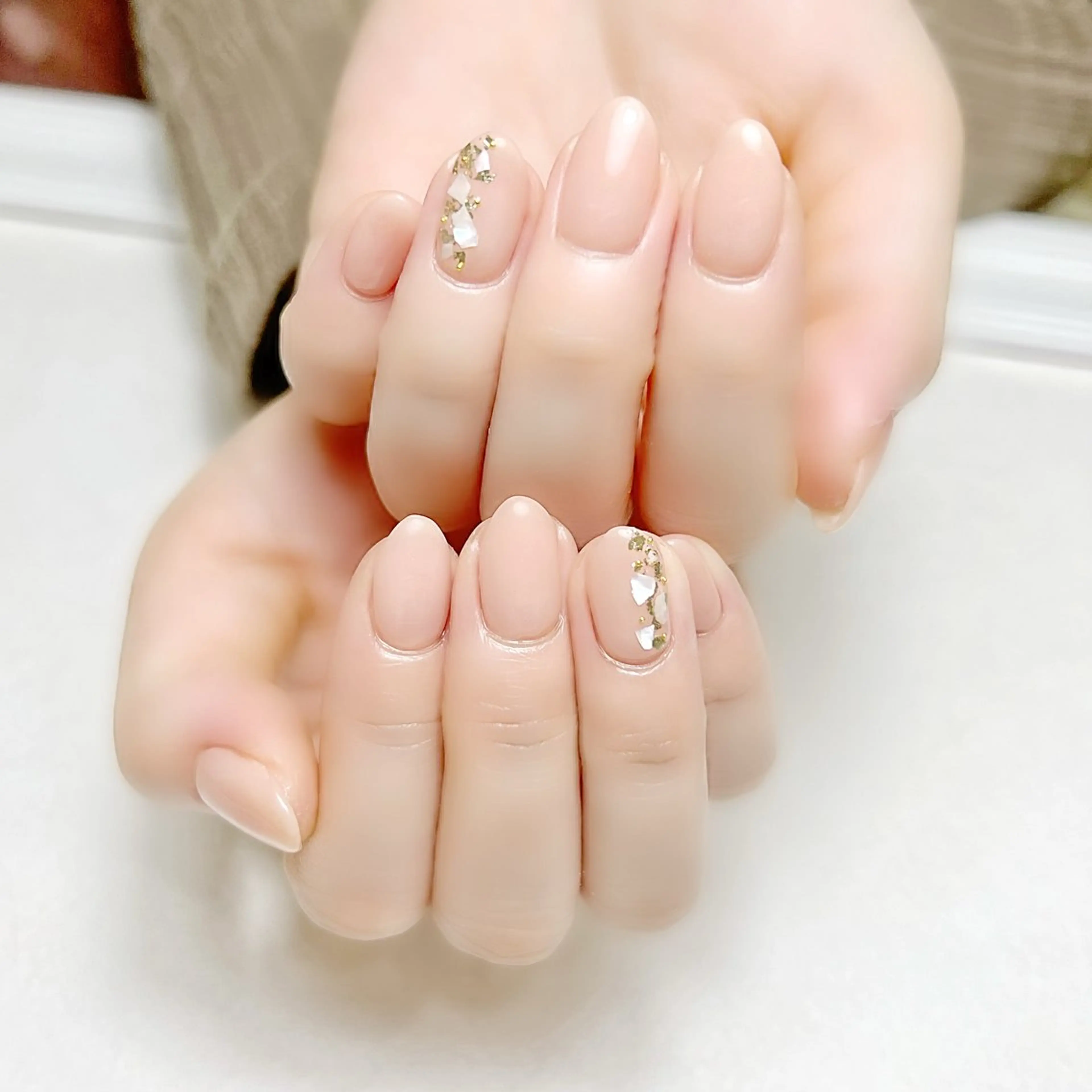ネイル オフィスネイル ワンカラーネイル rouse nail RISATOのネイルデザイン