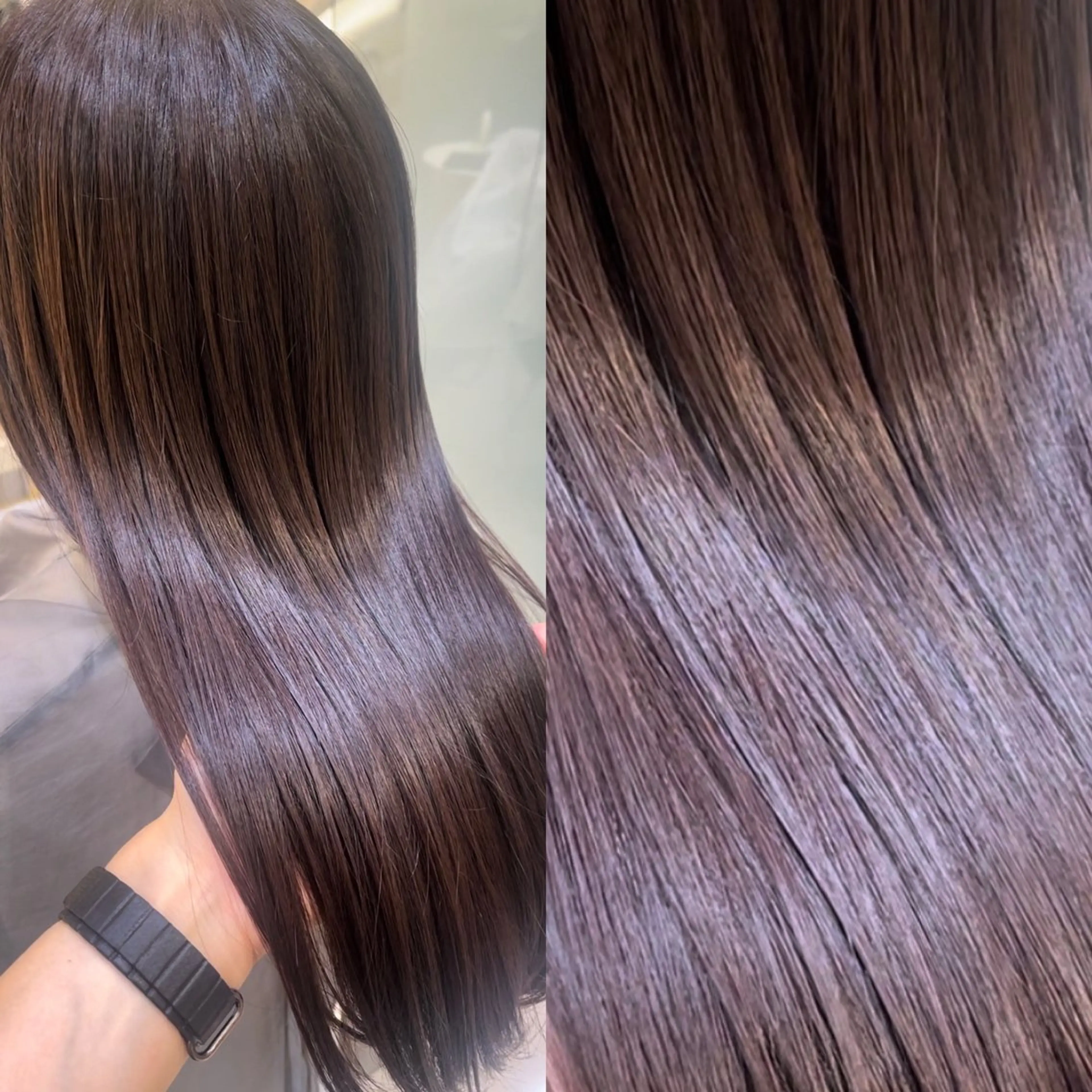 カラー 💖大人韓国ヘア💖 韓国艶カラー【銀座】のヘアスタイル