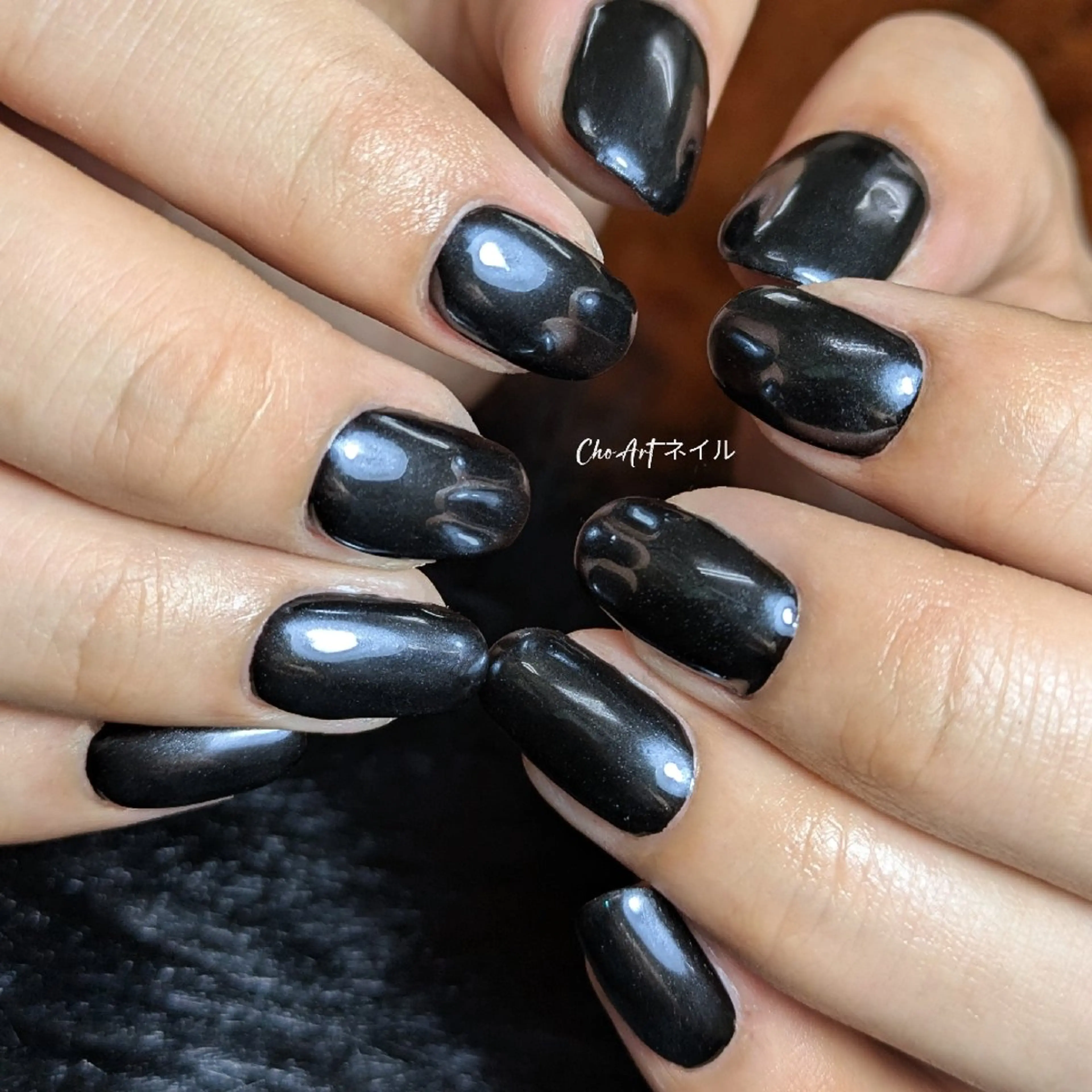 ネイル アートネイル キラキラネイル ラメ(グリッター) マグネットネイル メンズネイル Cho Artネイル所属・Cho Art ネイルのネイルデザイン