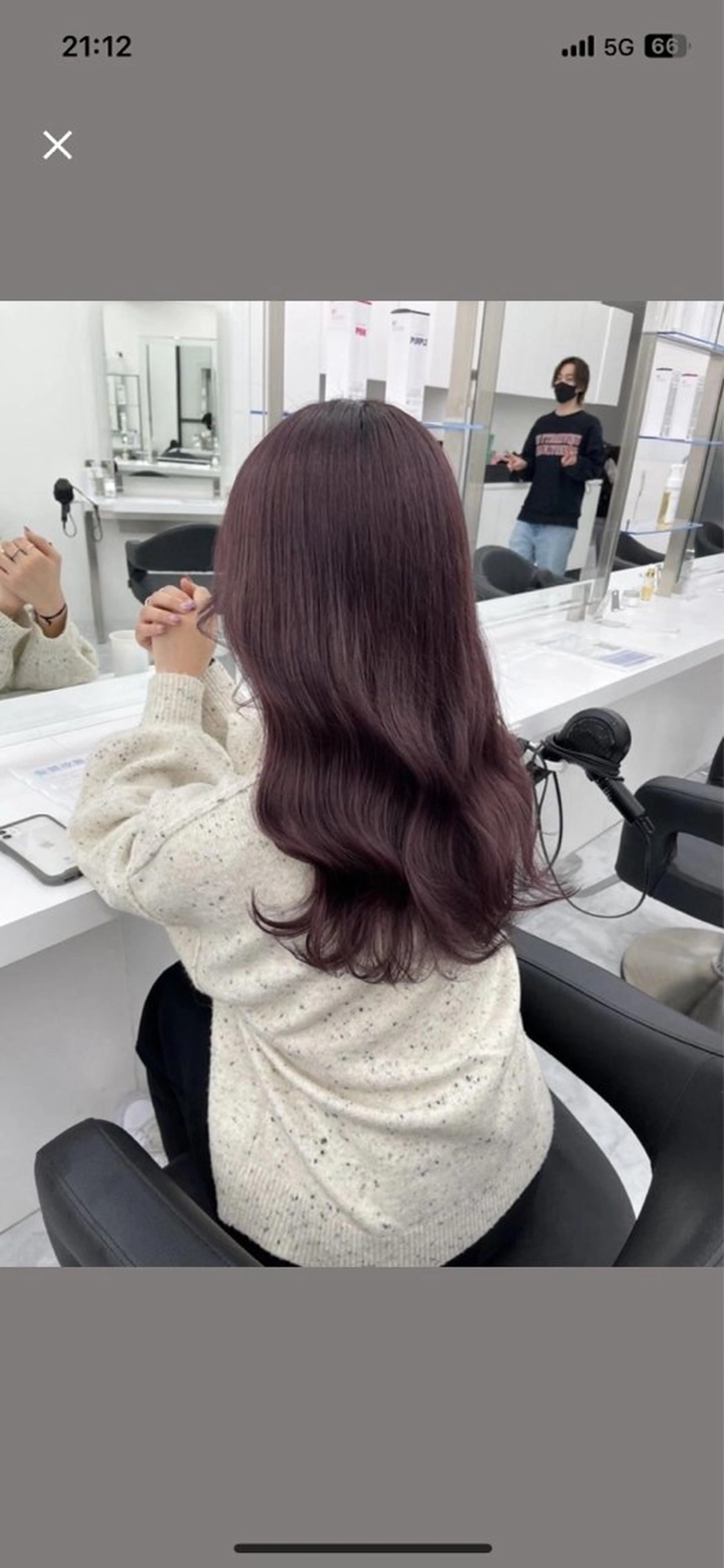 ロング カラー ブリーチ ダブルカラー ブリーチなしカラー 髪質改善 トリートメント 🤍透明感推しカラー 🤍yui‪💞✨のヘアスタイル