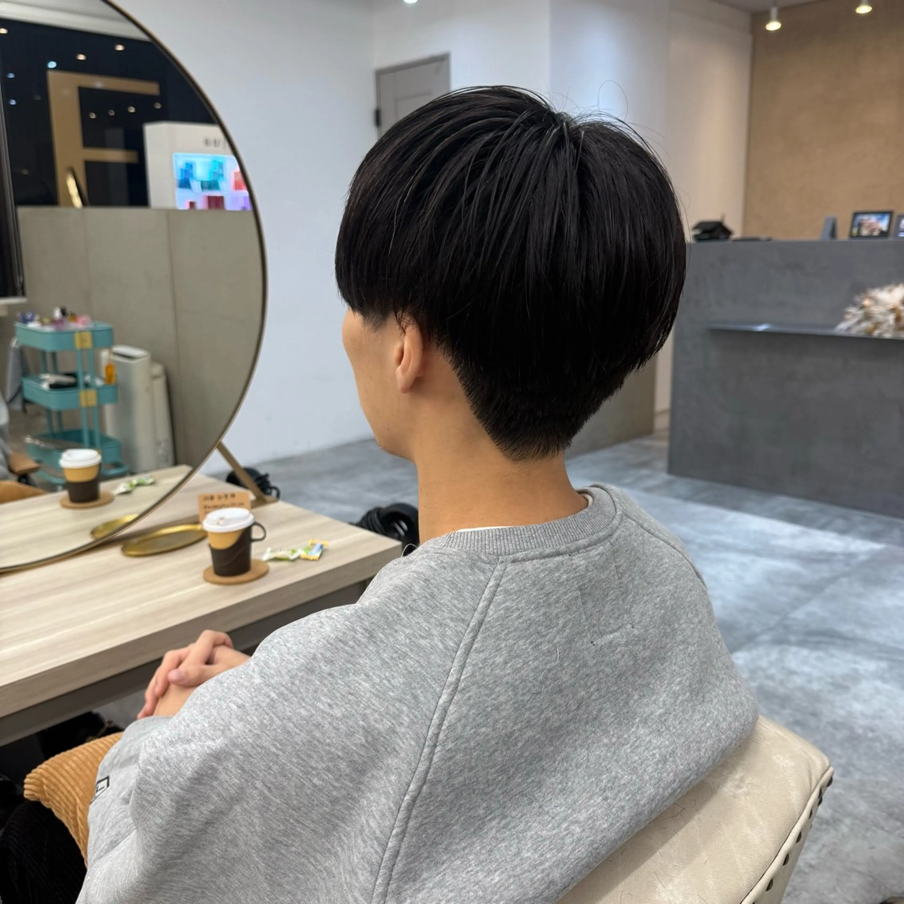 メンズカット+ケアトリートメント【土曜日19:00​〜​限定クーポン🫧】の写真