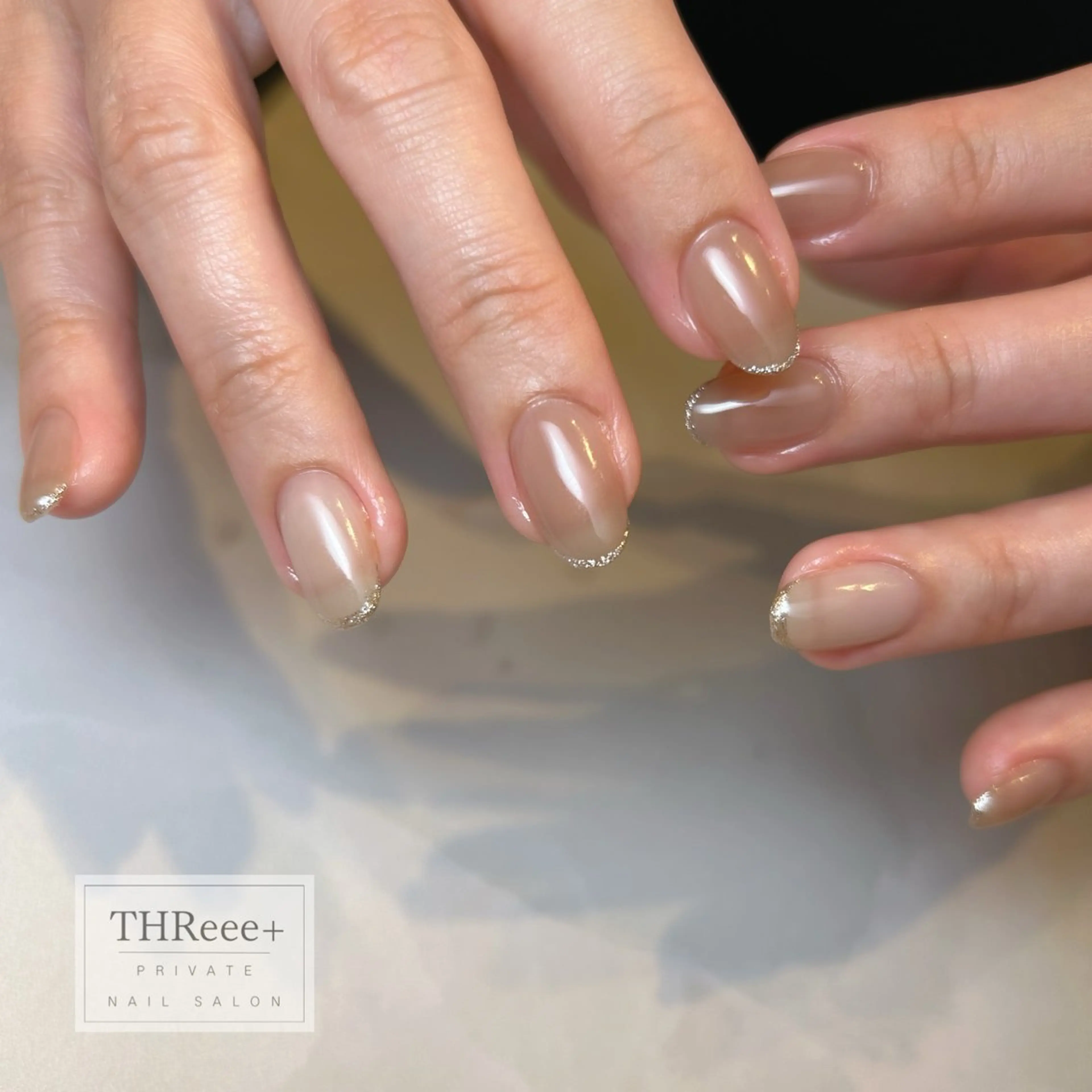 ネイル シンプルネイル THReee+ ericoのネイルデザイン