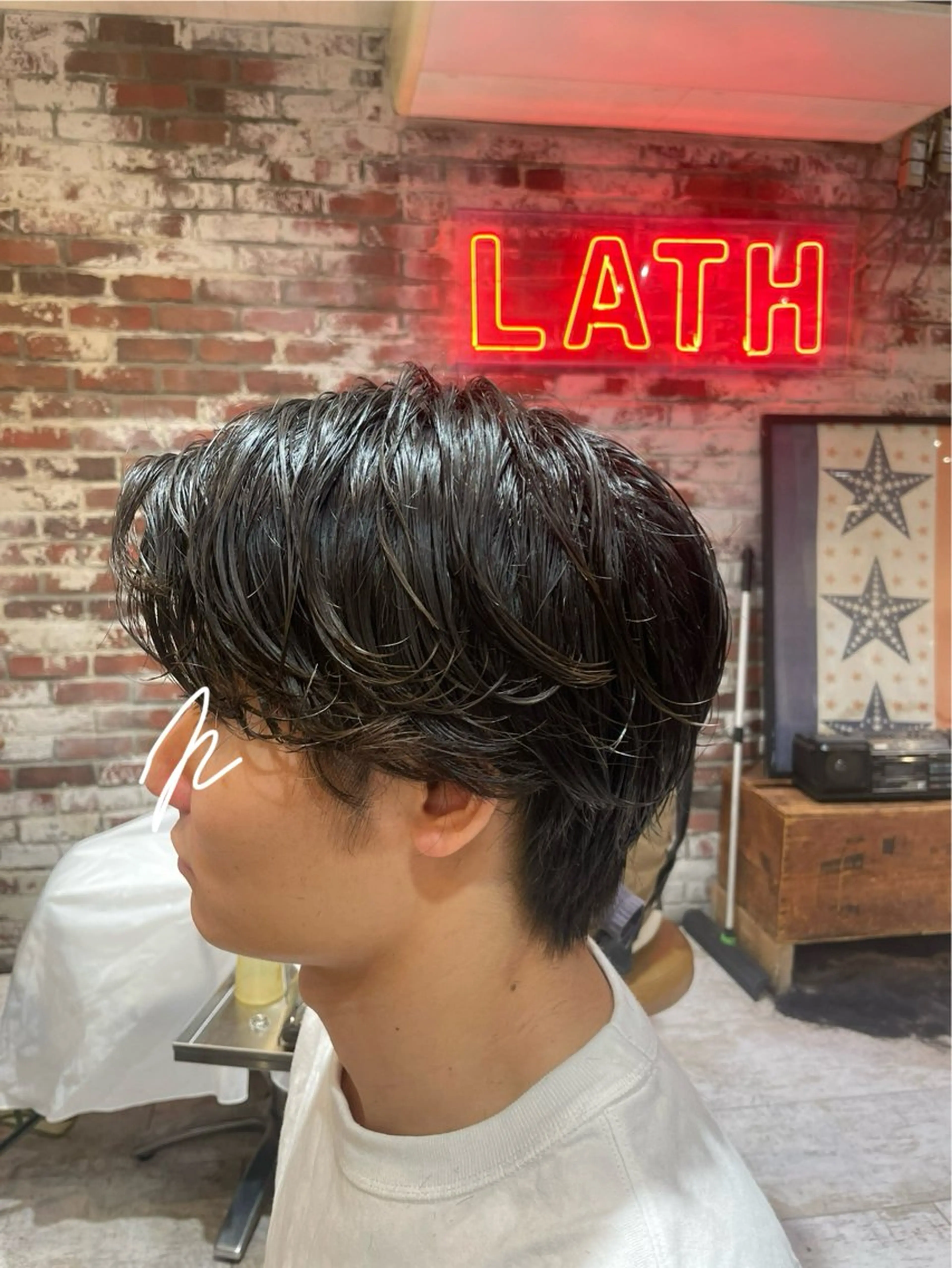 ショート カット パーマ くろだ ちはるのヘアスタイル