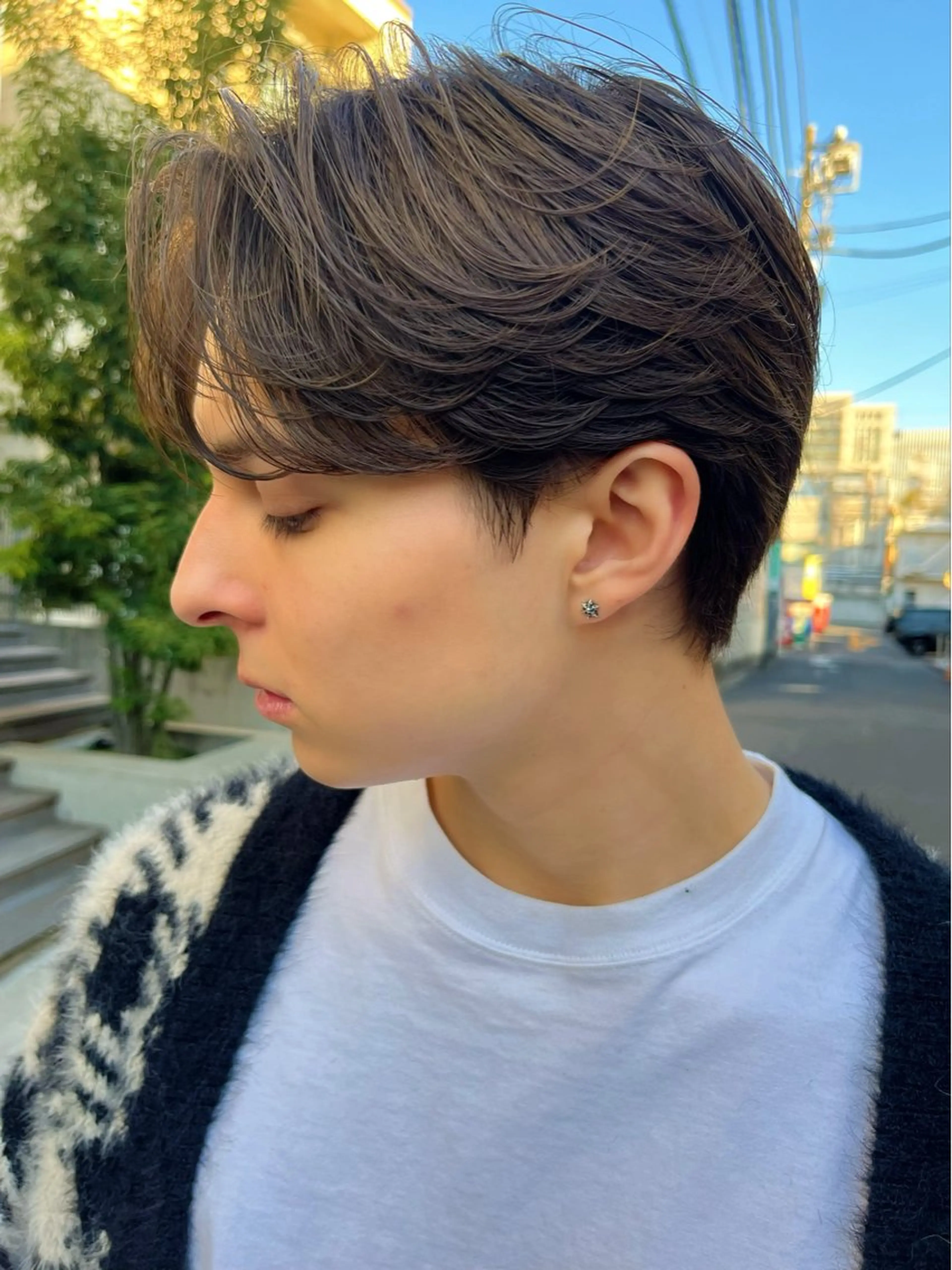 ショート メンズ メンズ🍃ナチュラル 韓国風ヘアRENのヘアスタイル