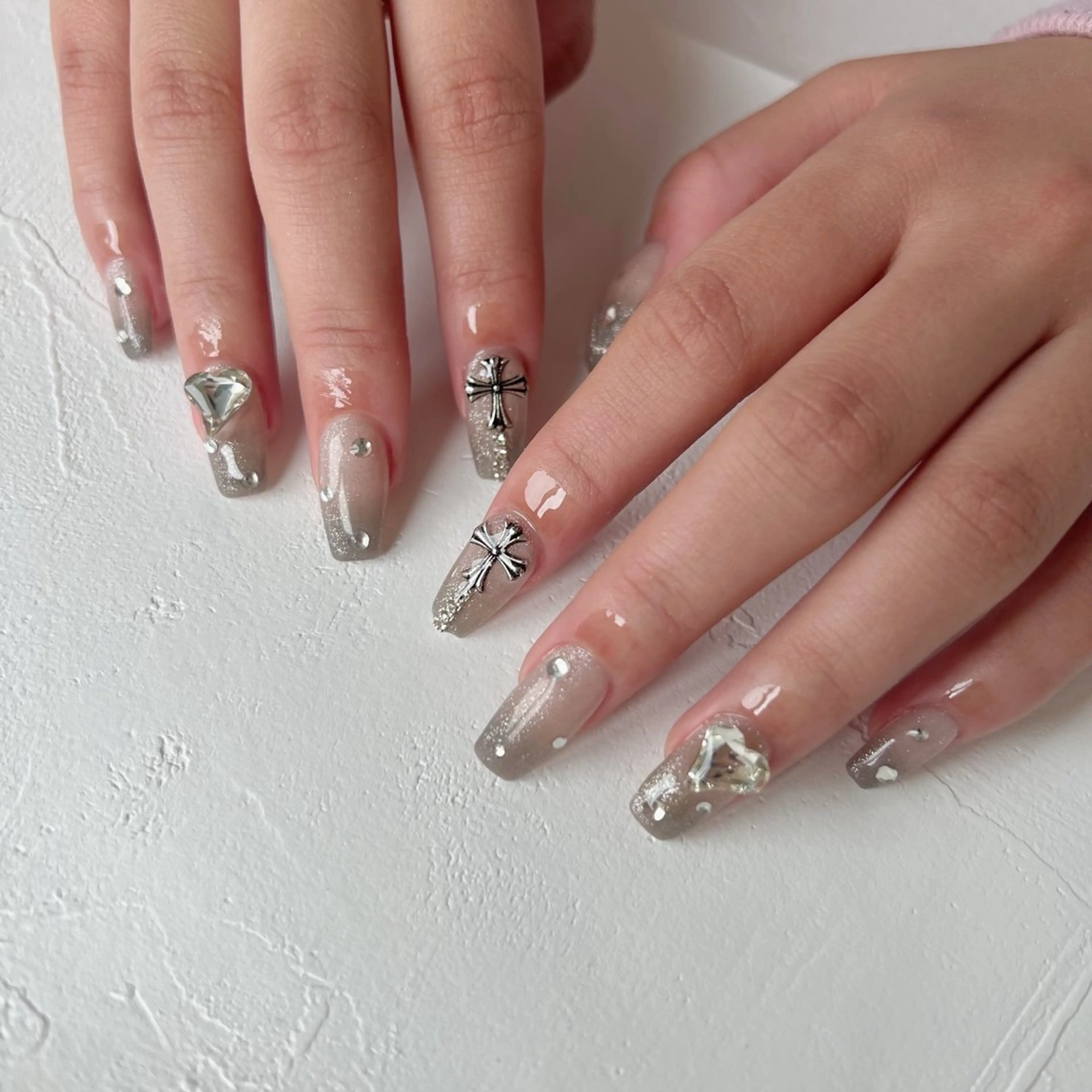 ネイル グラデーション マグネットネイル ハンドネイル 川端 京香のネイルデザイン