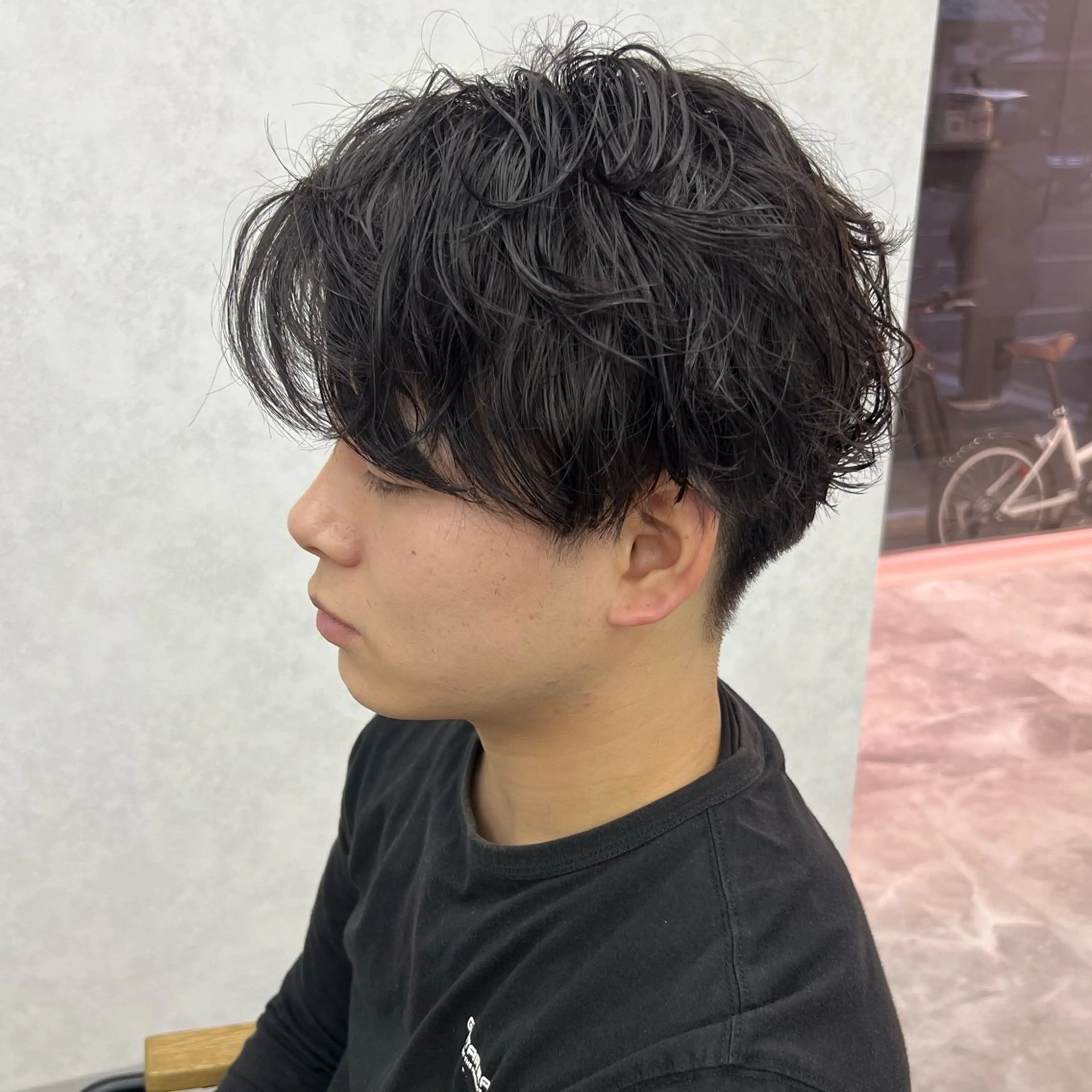 ショート メンズ メンズパーマ パーマ トリートメント 岸下 理緒のヘアスタイル