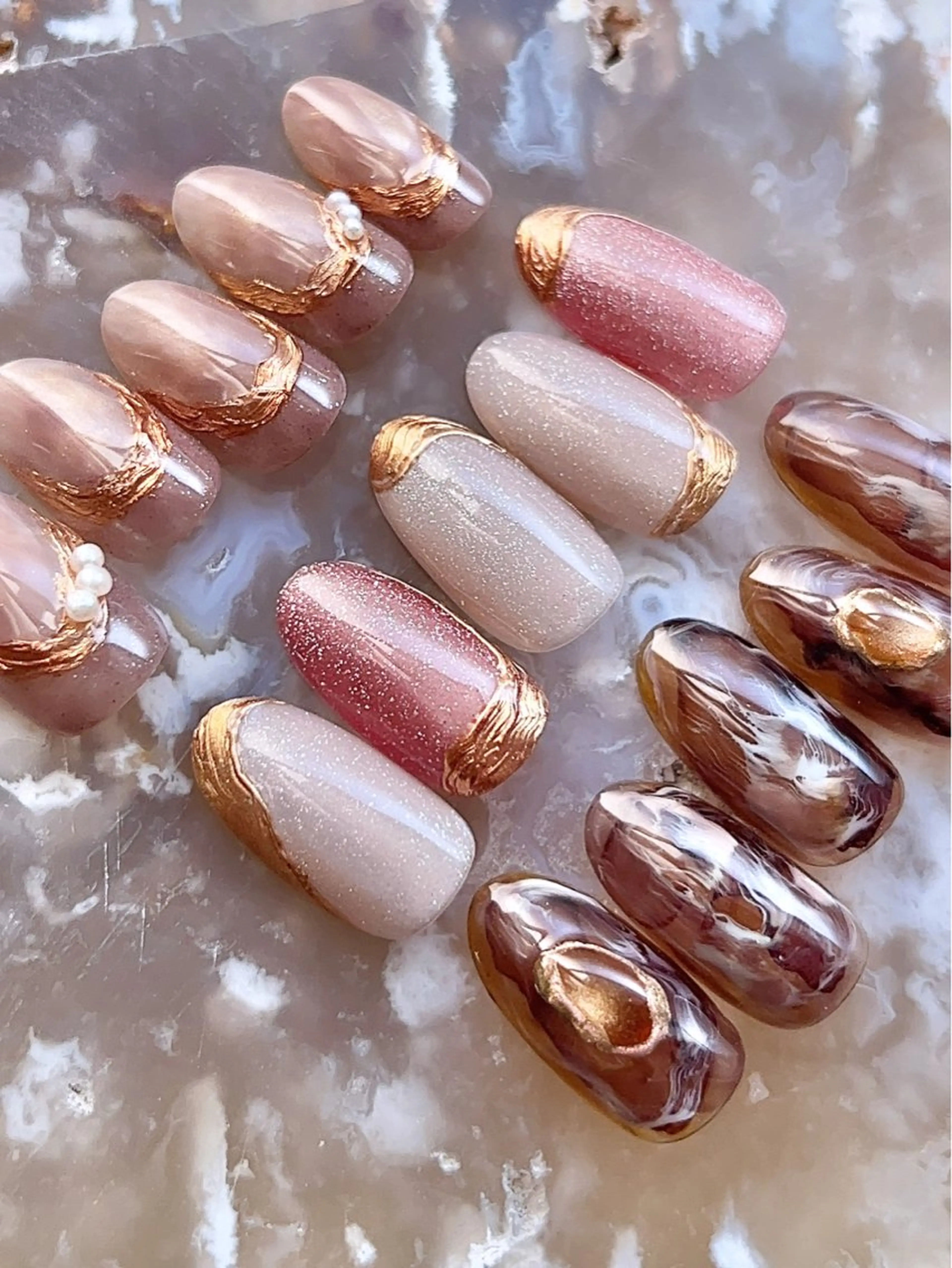 【オフあり】サンプルコース✧50種類以上のサンプルから好きなデザインを選べます◎アシメデザインは+1,000の写真