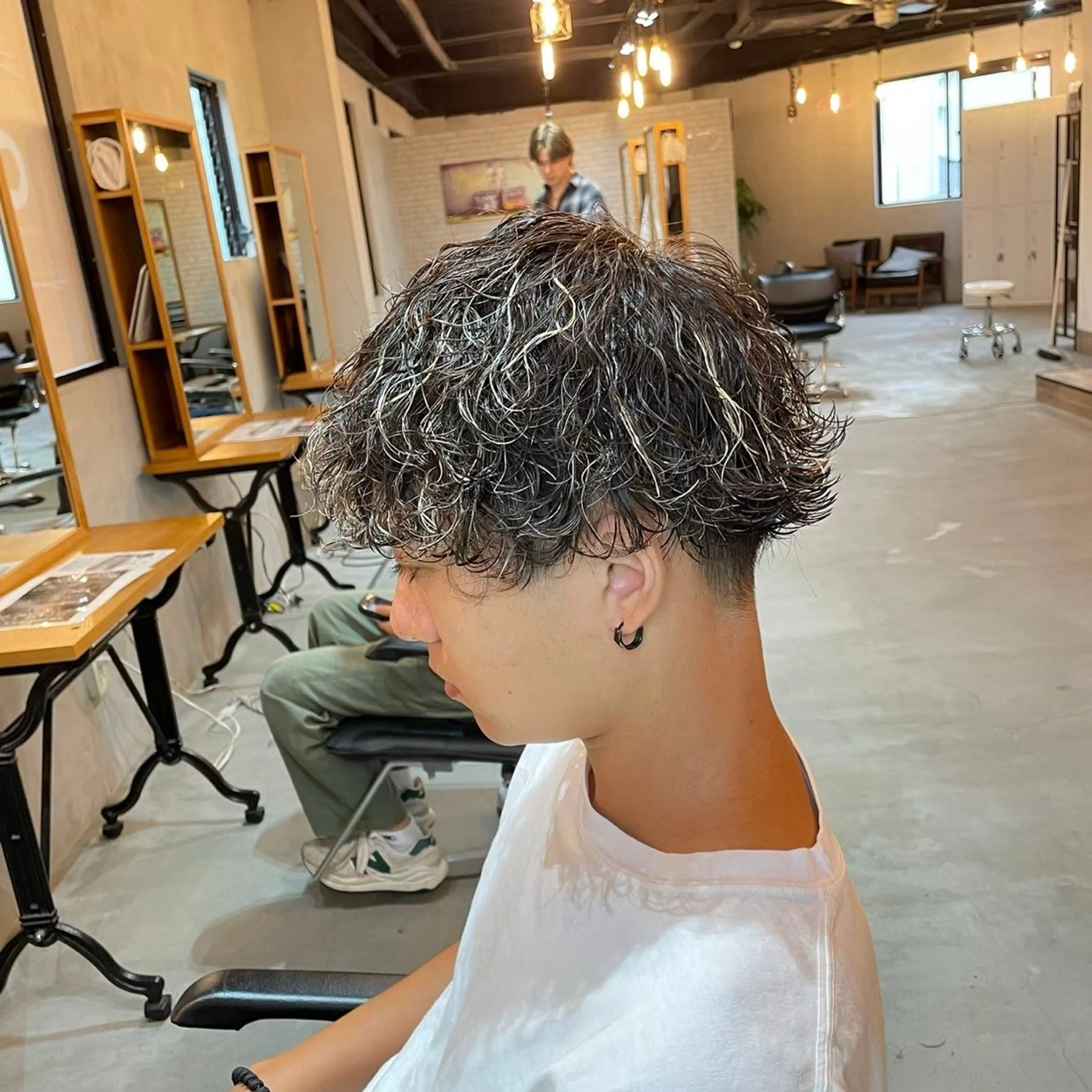 カラー パーマ メンズ 石川 歳也のヘアスタイル