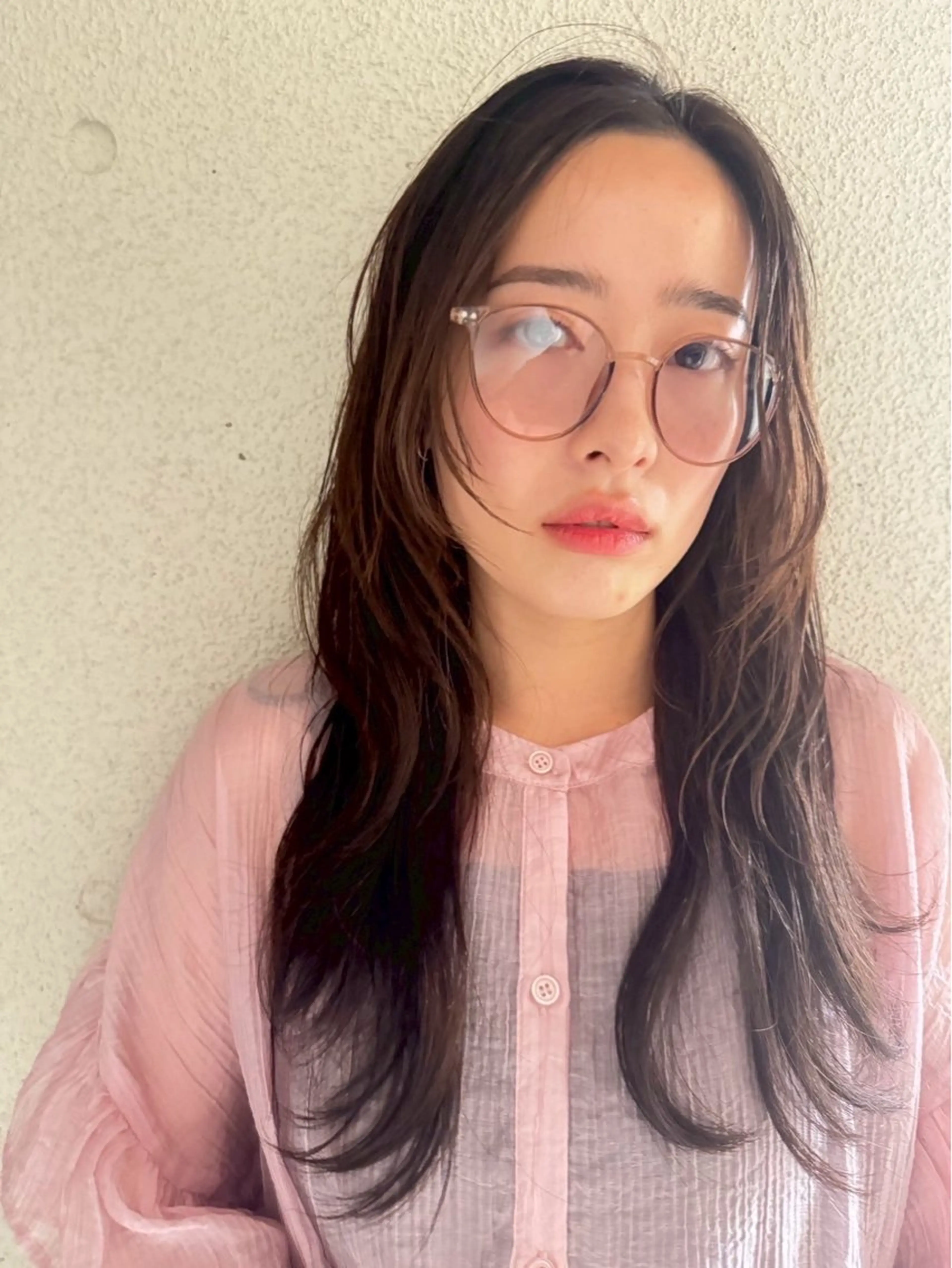 ロング 透明感ダブルカラー/ 諸岡ひばりのヘアスタイル