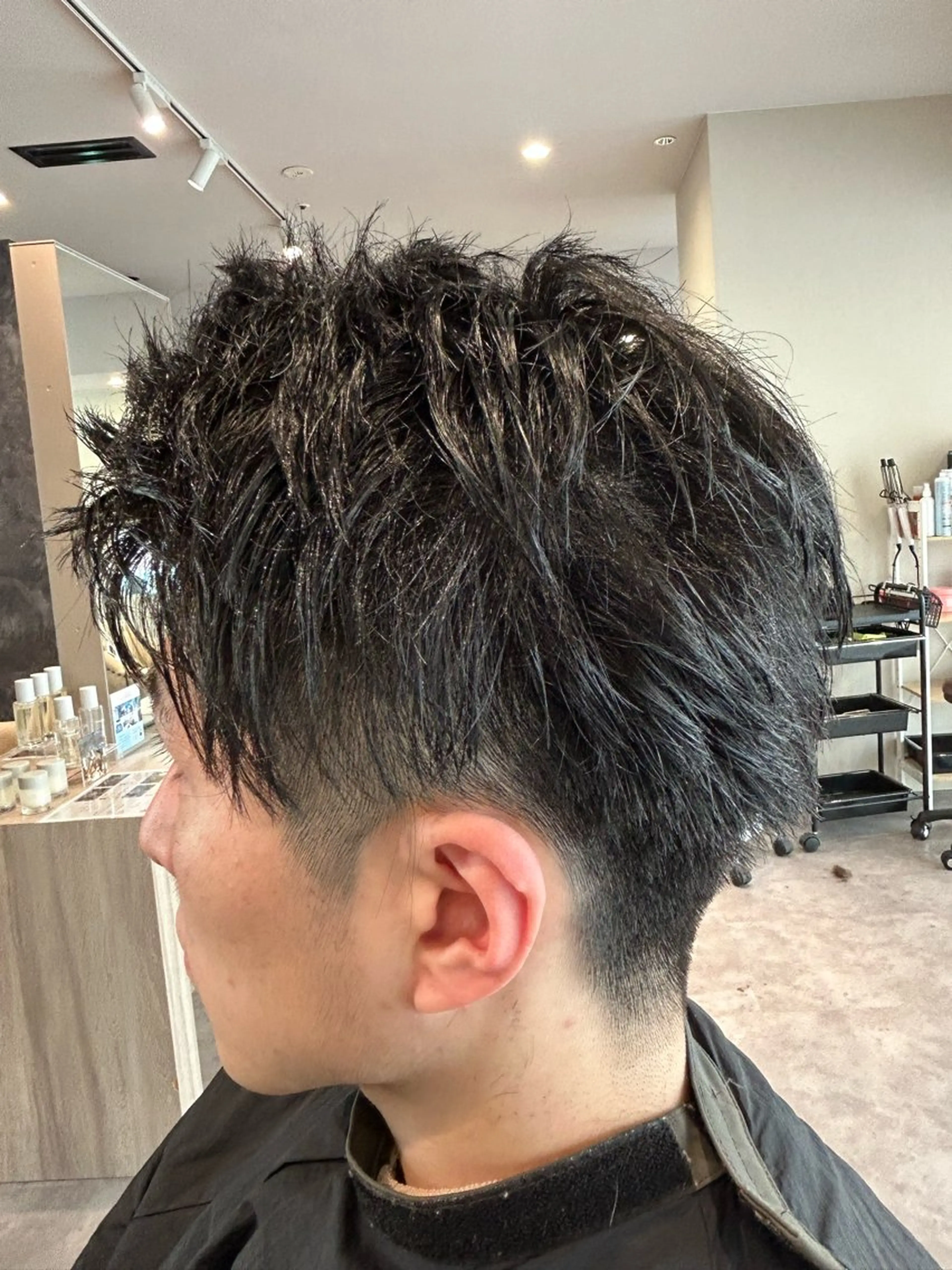 ショート メンズ 五ノ井 一世のヘアスタイル