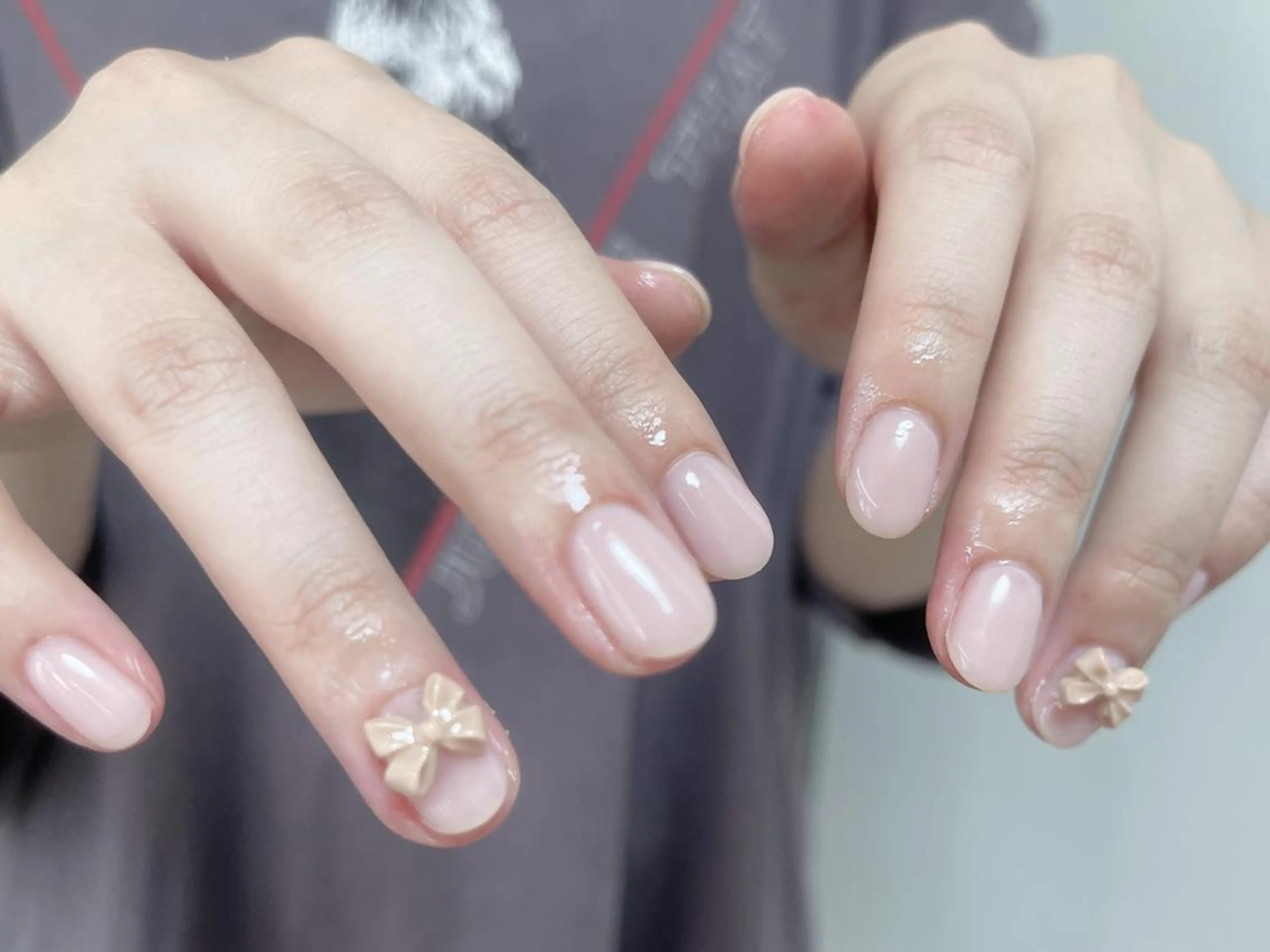 ネイル na🎀🎀na ちゅるちゅるのネイルデザイン