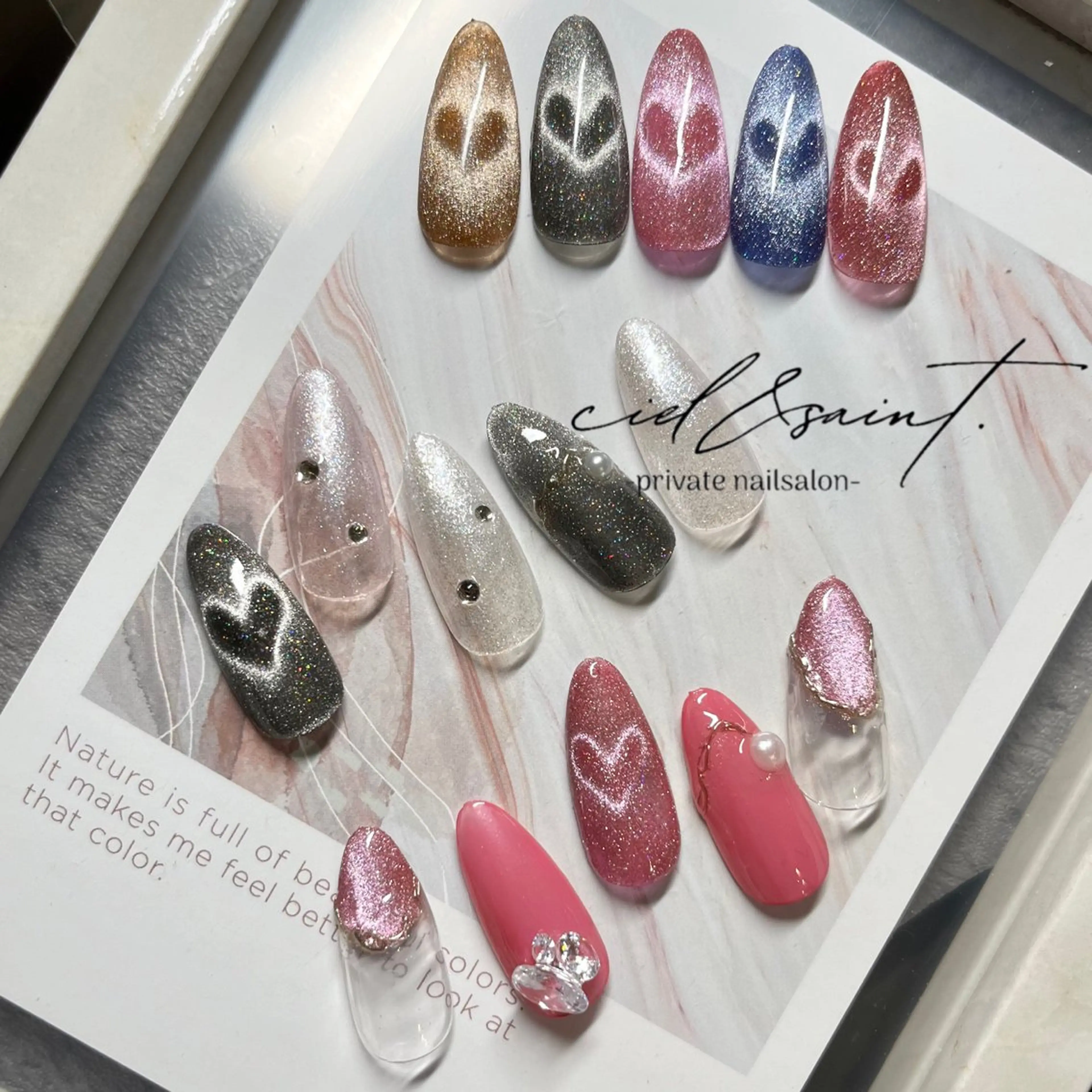 ネイル nail salon ciel&saintのネイルデザイン