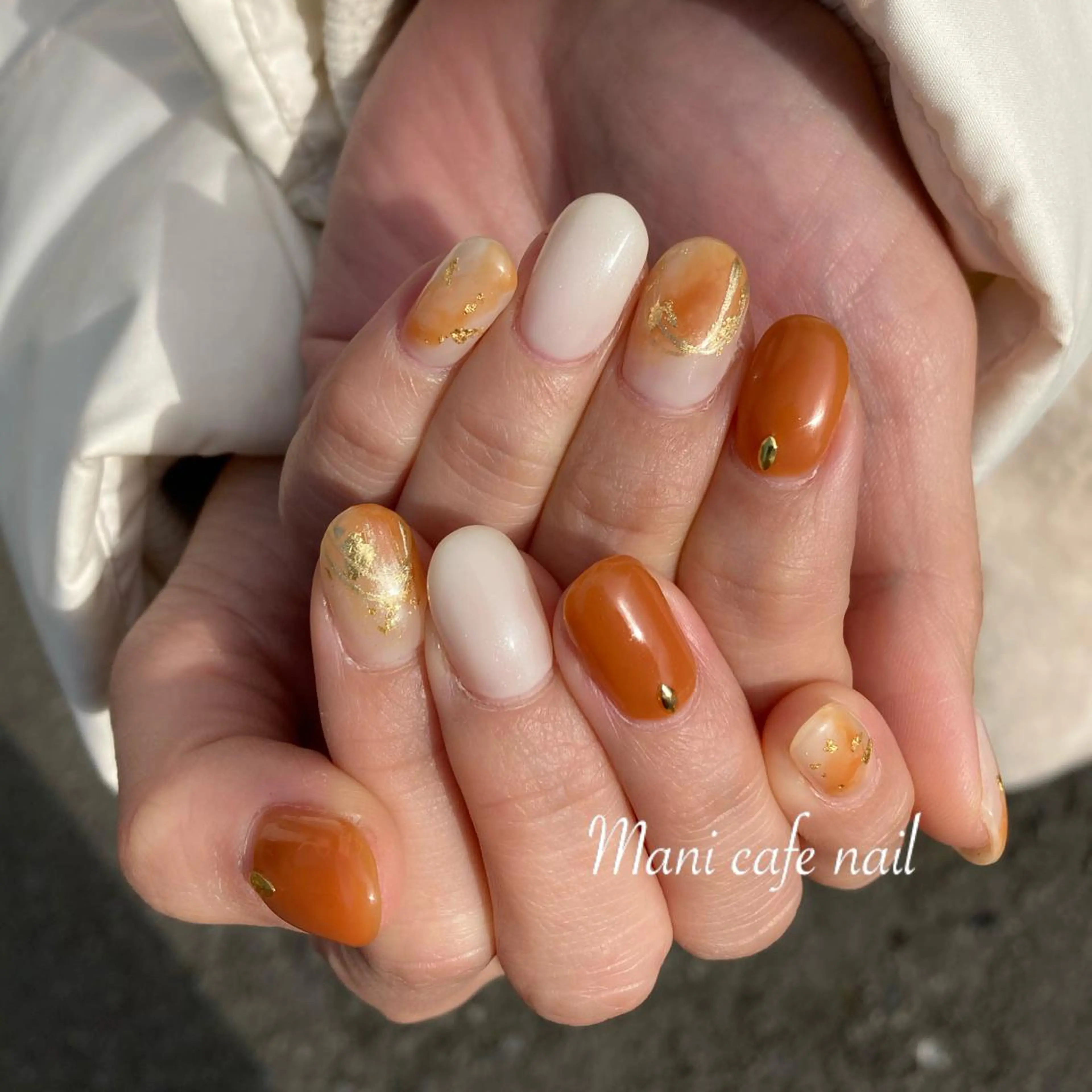 ネイル ハンドネイル Mani cafe nailのネイルデザイン