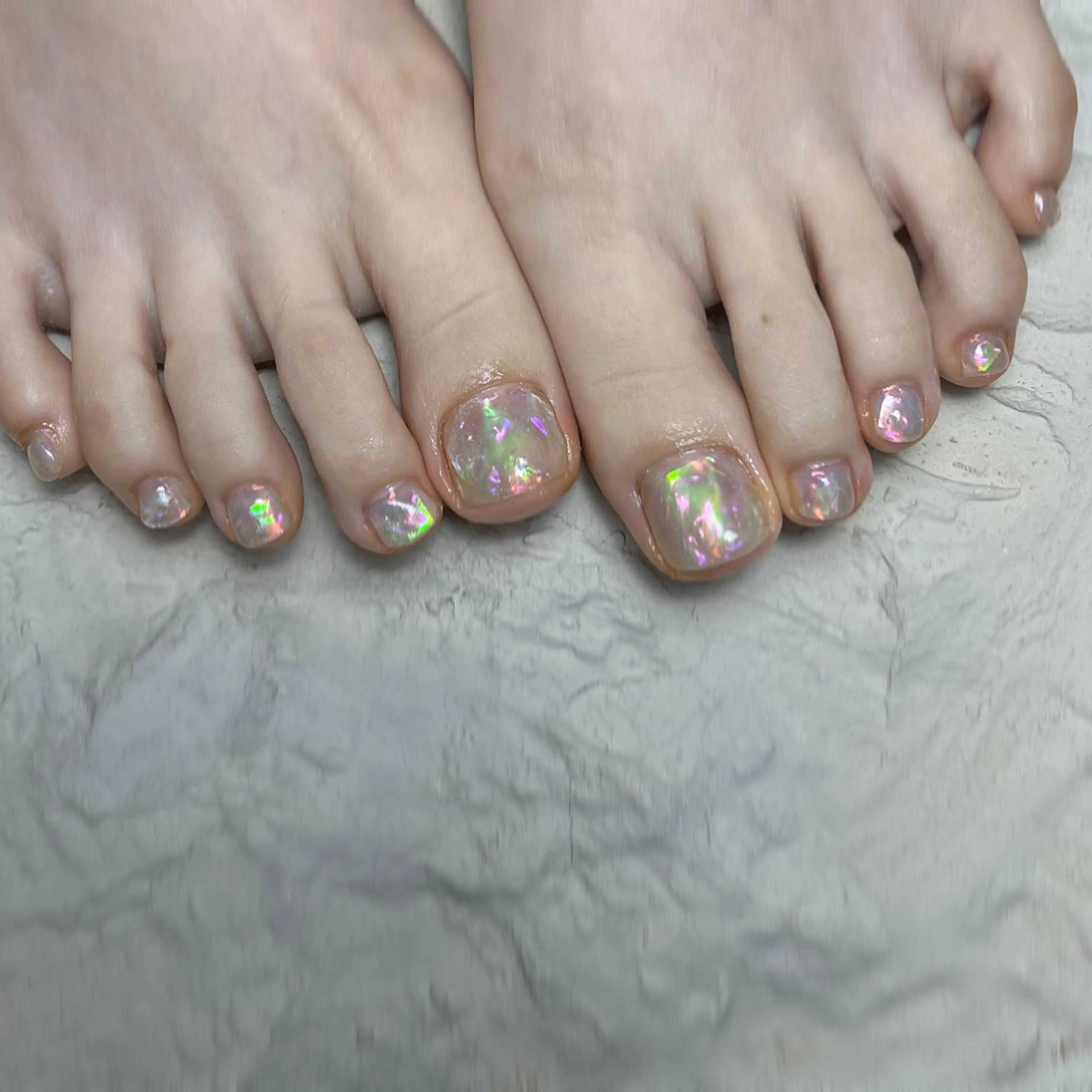 ネイル 氷ネイル・うるうるネイル ハンドネイル フットネイル musee art所属・Musee art 亀戸店のネイルデザイン