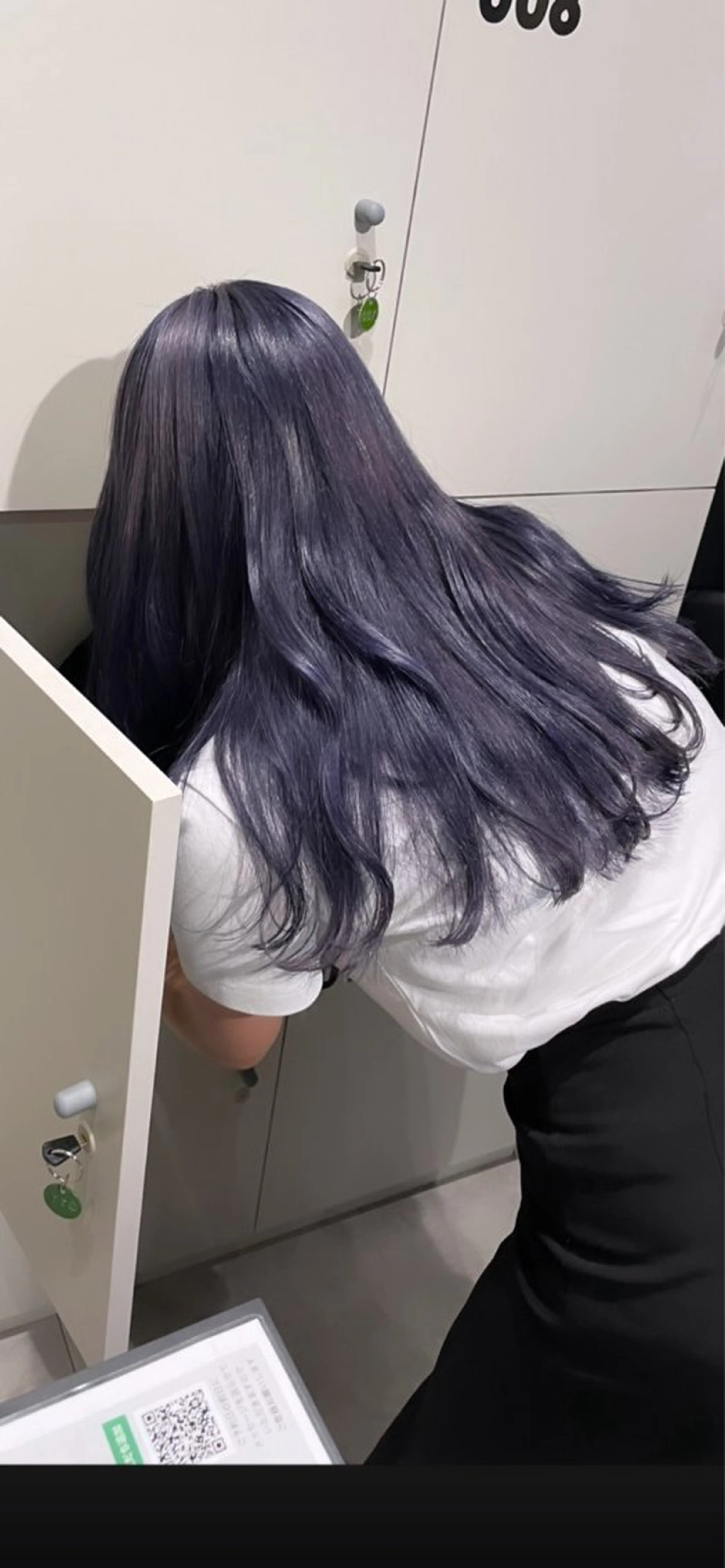 ミディアム パープルカラー ブリーチ👩‍🦳/ ‪✂︎MANAMIのヘアスタイル