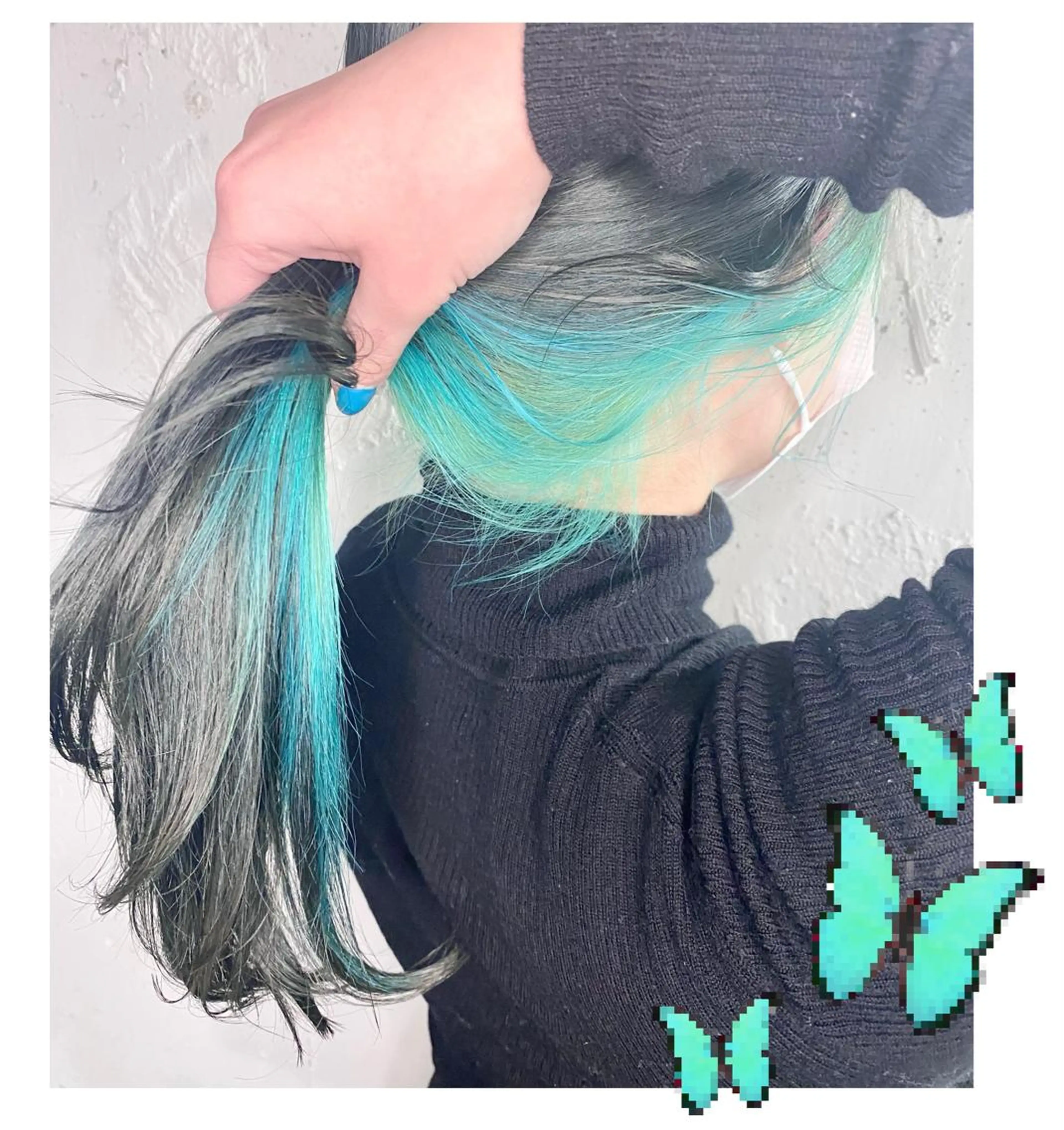 ミディアム カラー GARU-ガル-所属・TSUNO🦖 派手髪/オタク美容師のヘアスタイル