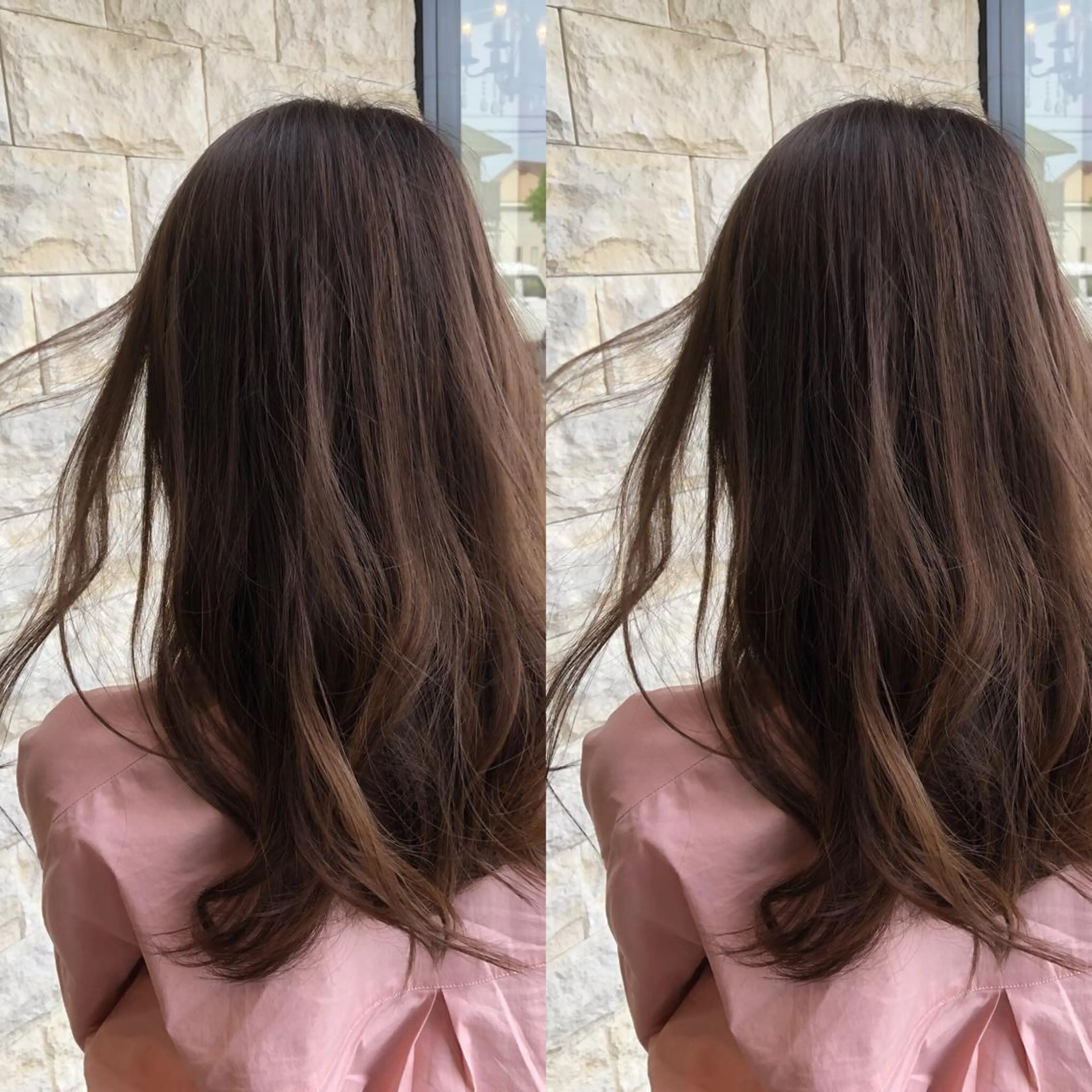 カラー アッシュ アッシュグレー ハイライトカラー 高橋 瑞季のヘアスタイル