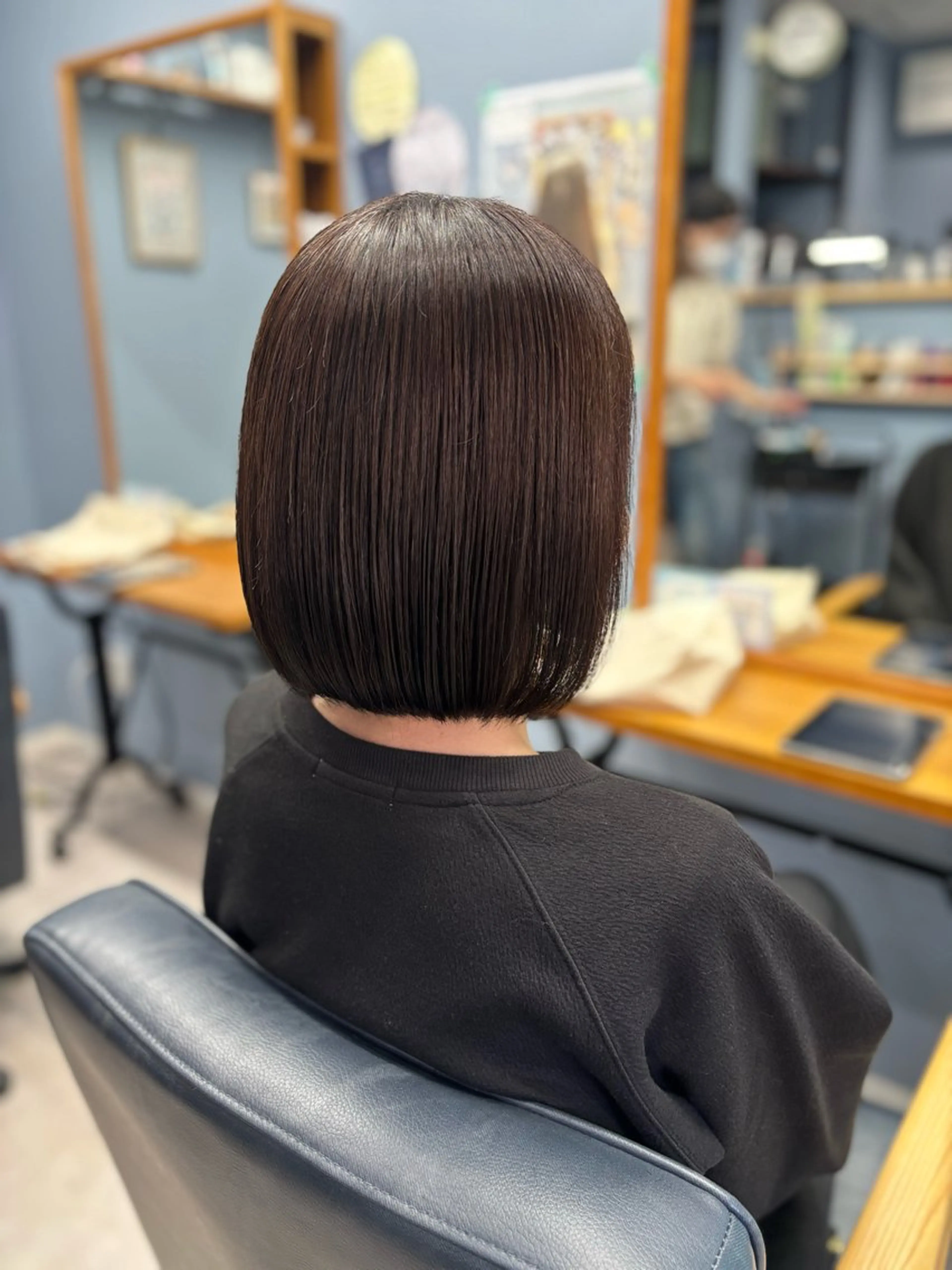 ミディアム カット ヘアカラー remile西台店所属・つばた みゆ🦋のヘアスタイル