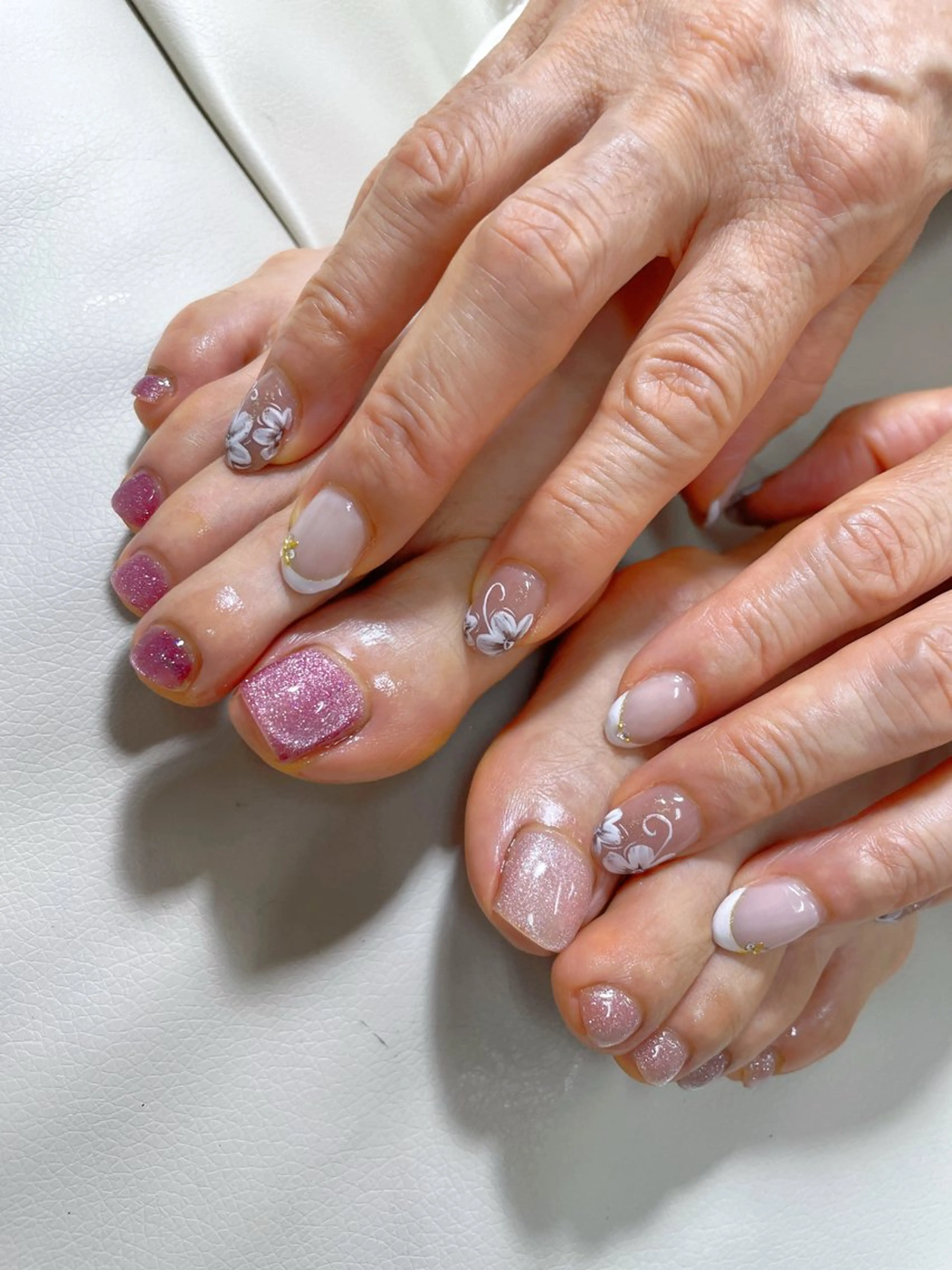 ネイル フットネイル 村元 唯依のネイルデザイン