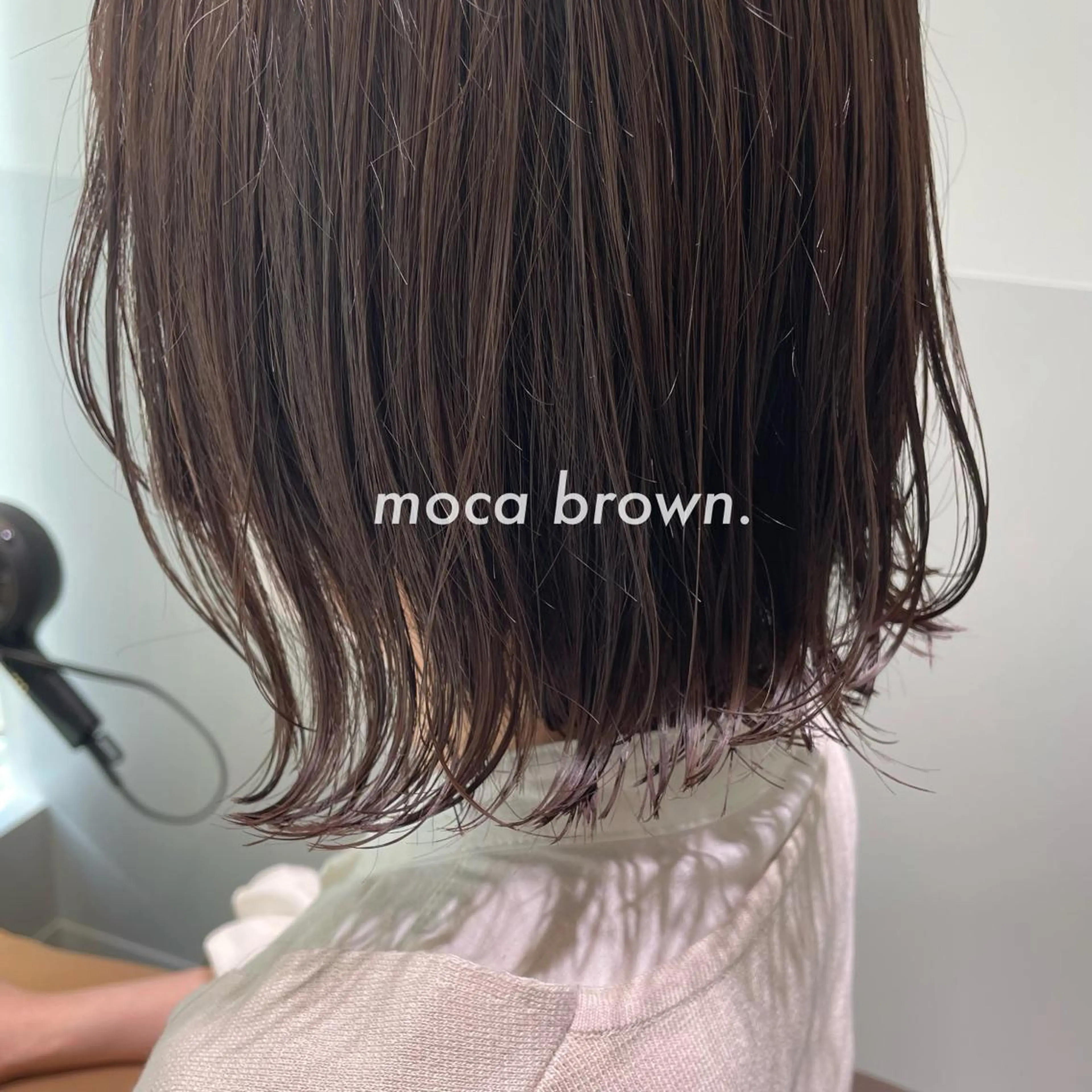 ミディアム カラー RINA🧤 デザインとボブのヘアスタイル