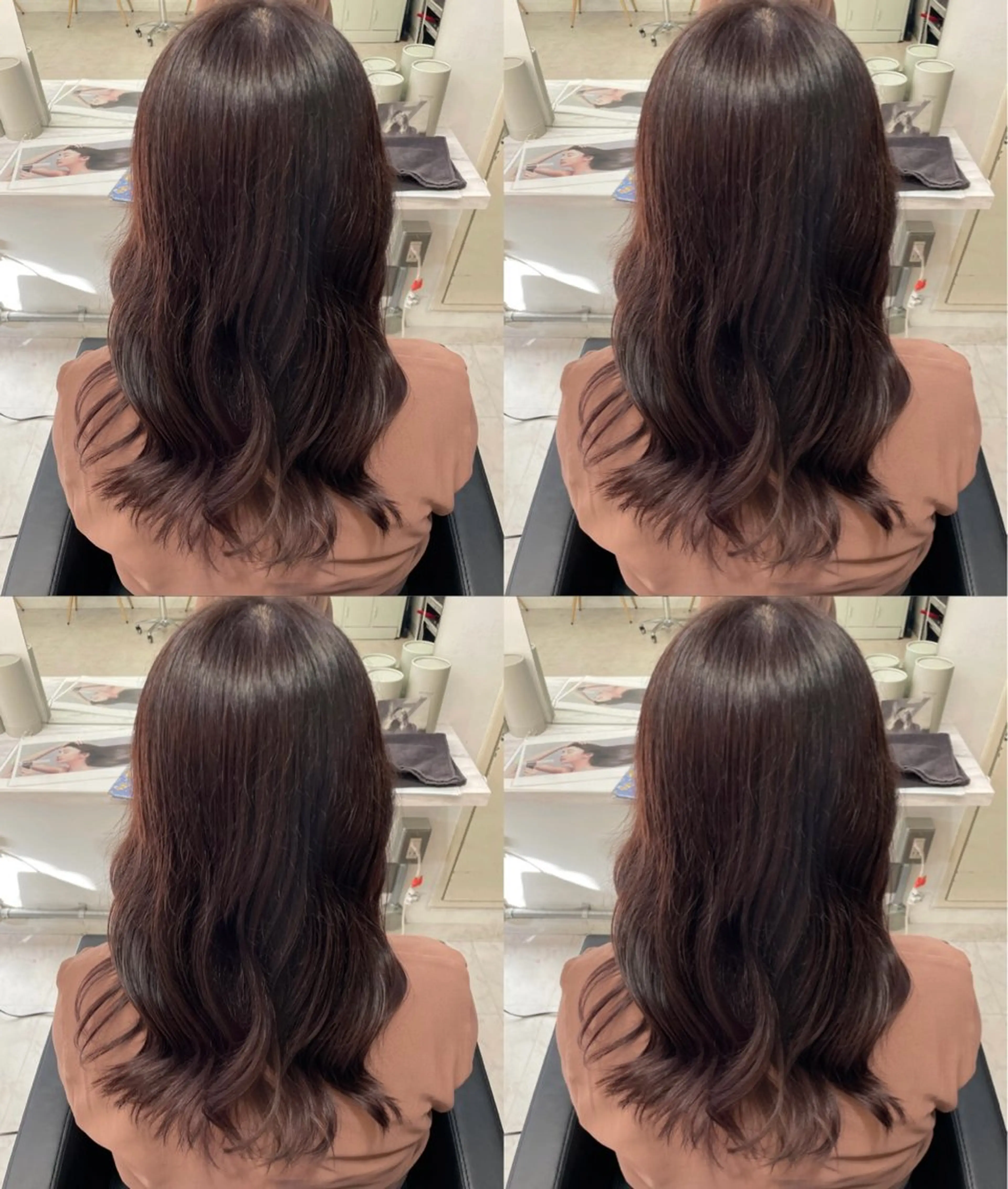 セミロング カラー 💗エクステ/ 艶髪/あおい💗のヘアスタイル