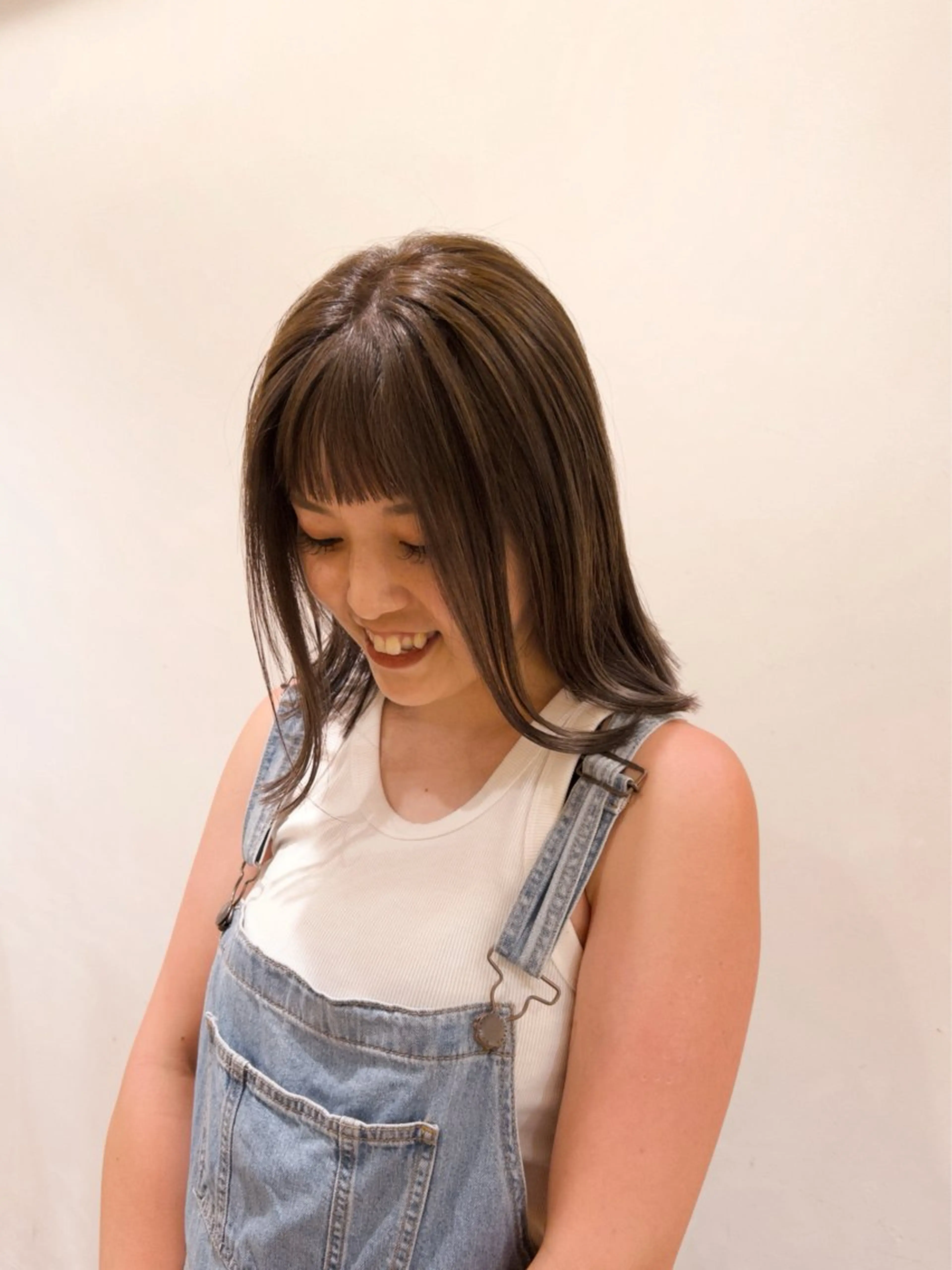 ミディアム 🌞アオキ サキ🕊のヘアスタイル