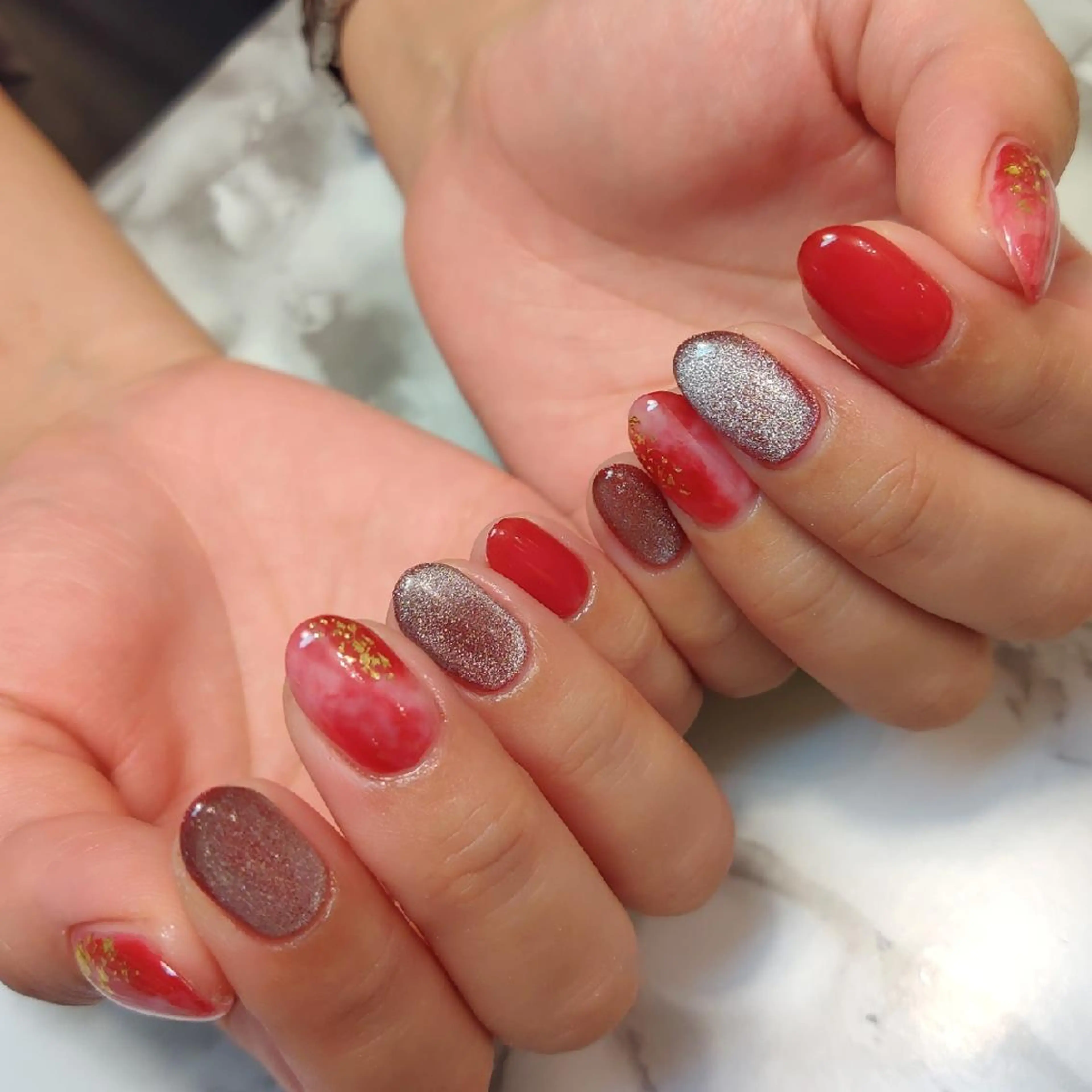 ネイル 持ち込み ジェヌインネイル 河内のネイルデザイン