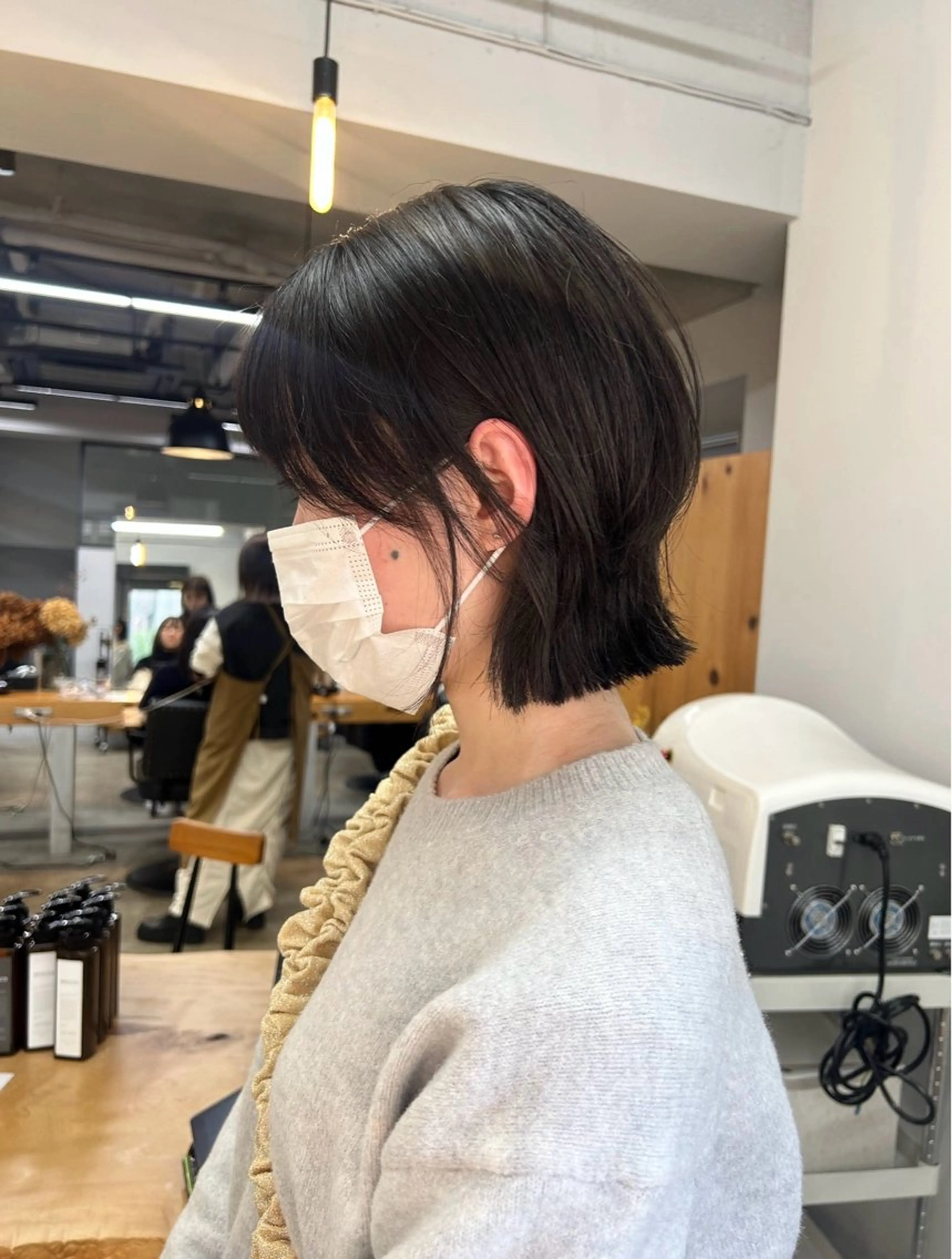 ミディアム ボブレイヤー ボブ レイヤーカット カット CASANE所属・ラフで可愛いヘア 🐈‍⬛Rukaのヘアスタイル