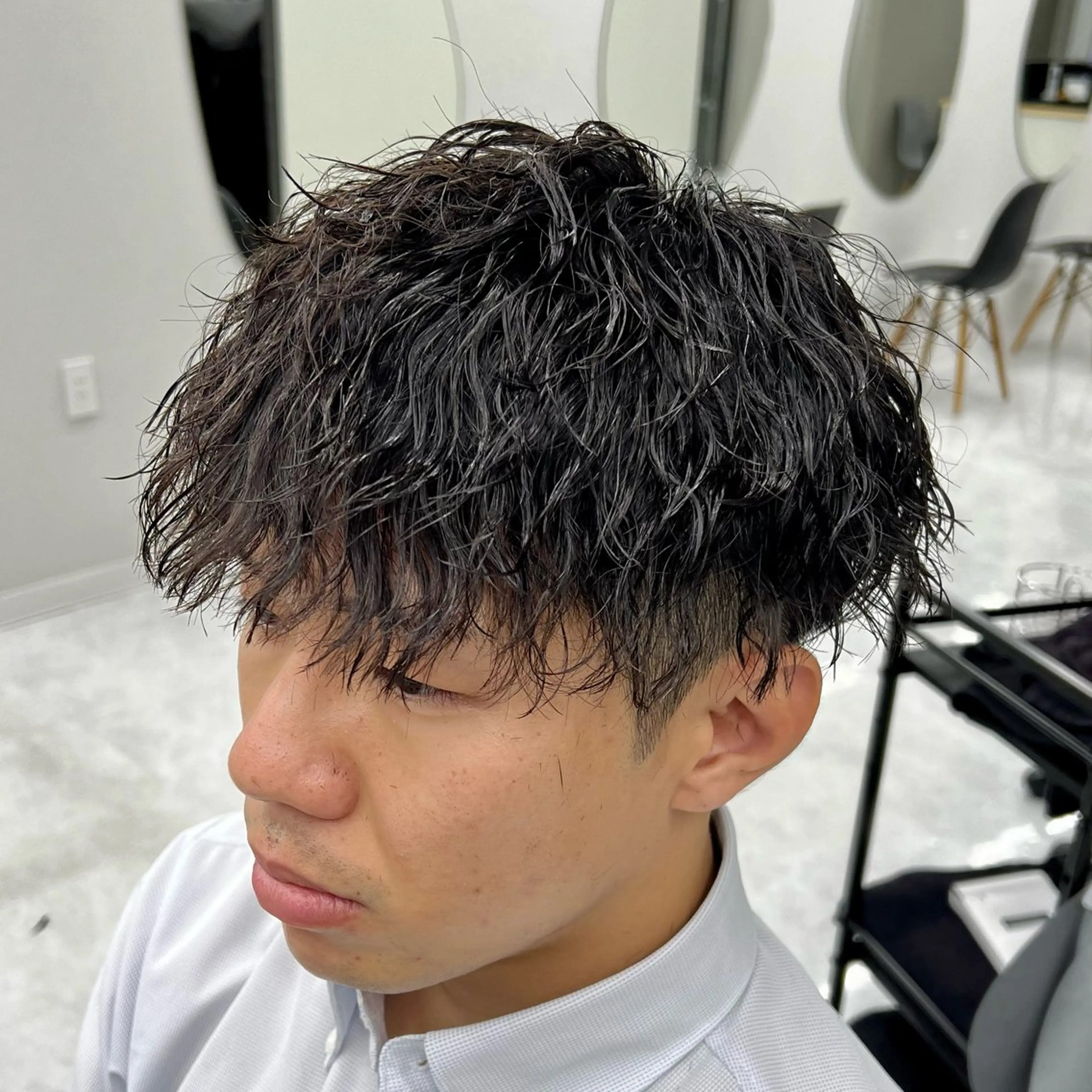 ショート パーマ メンズ カット パーマ メンズパーマ名人 TAKUMAのヘアスタイル