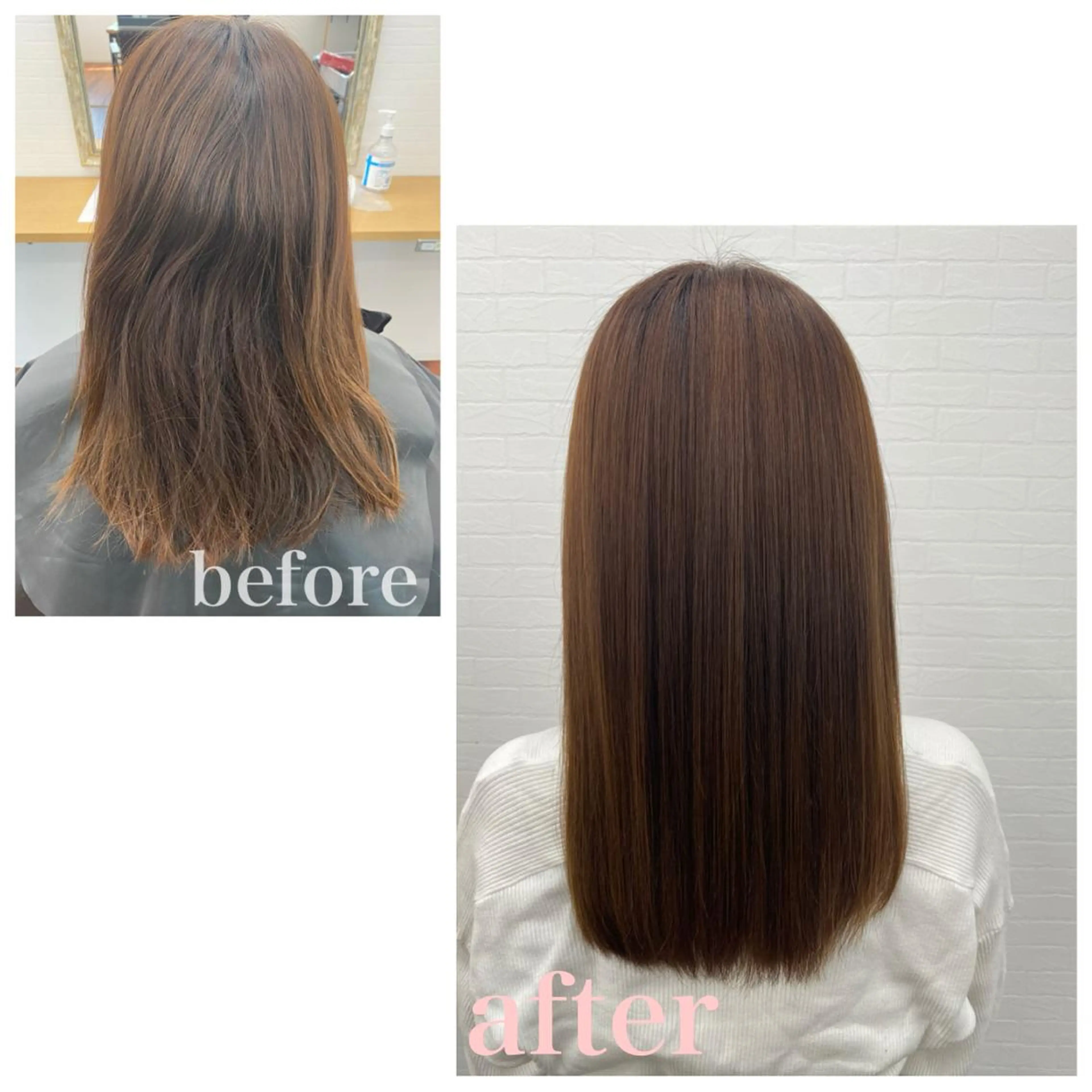 セミロング 酸性ストレート GRANLUSSO 〜グランルッソ駅前店所属・木口 嘉美のヘアスタイル