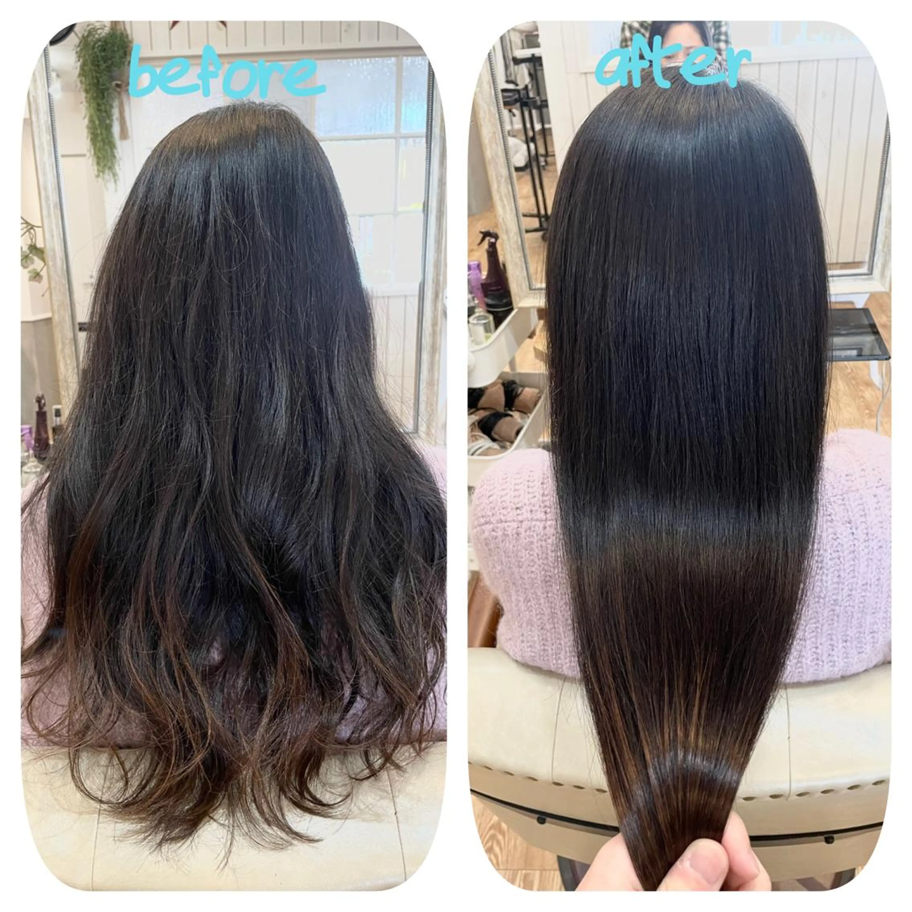 ❄️癖毛にオススメ❄️カット➕縮毛矯正の写真