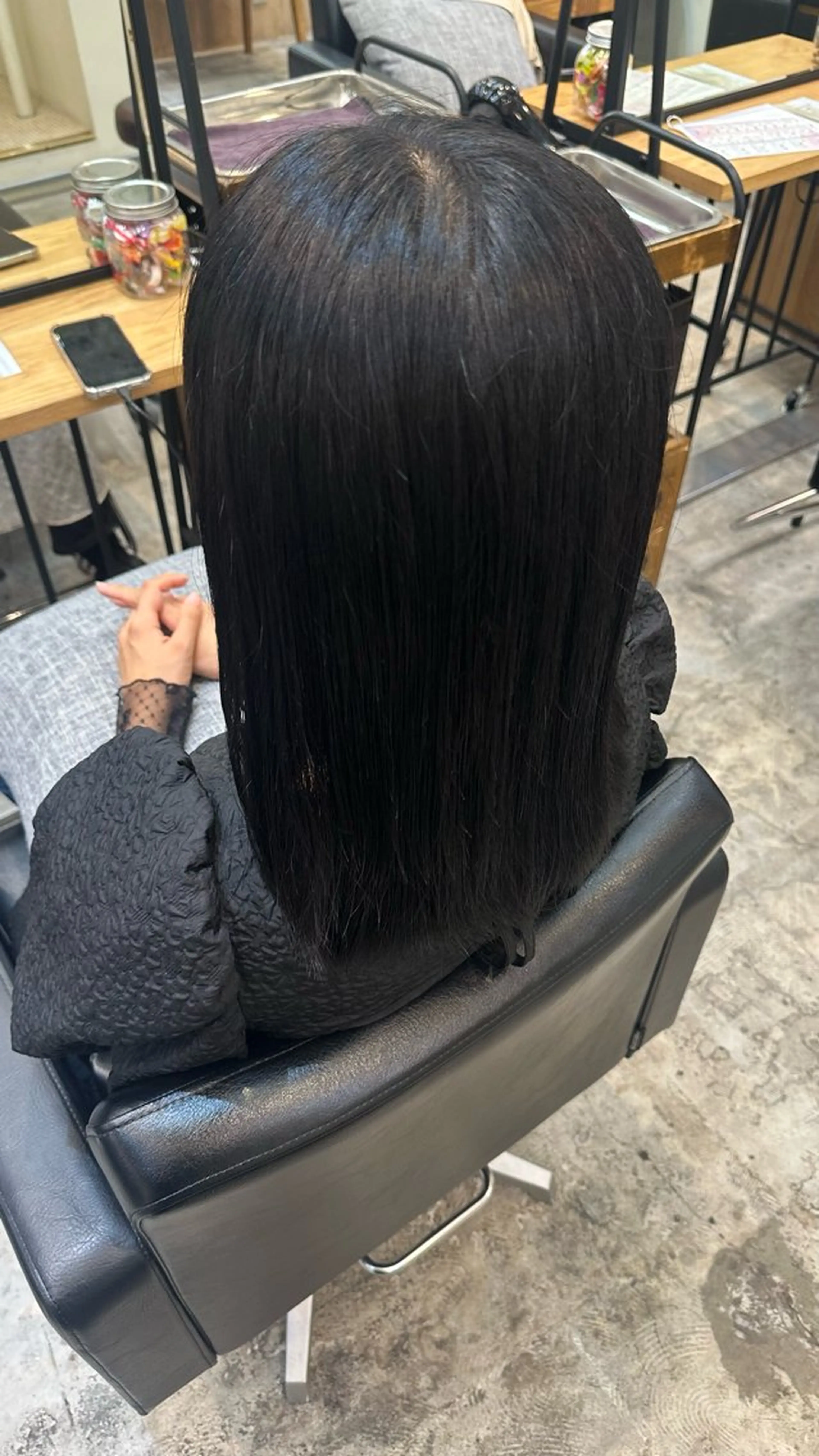 セミロング Belle所属・透明感カラー/ 新宿駅東口/ユズキのヘアスタイル