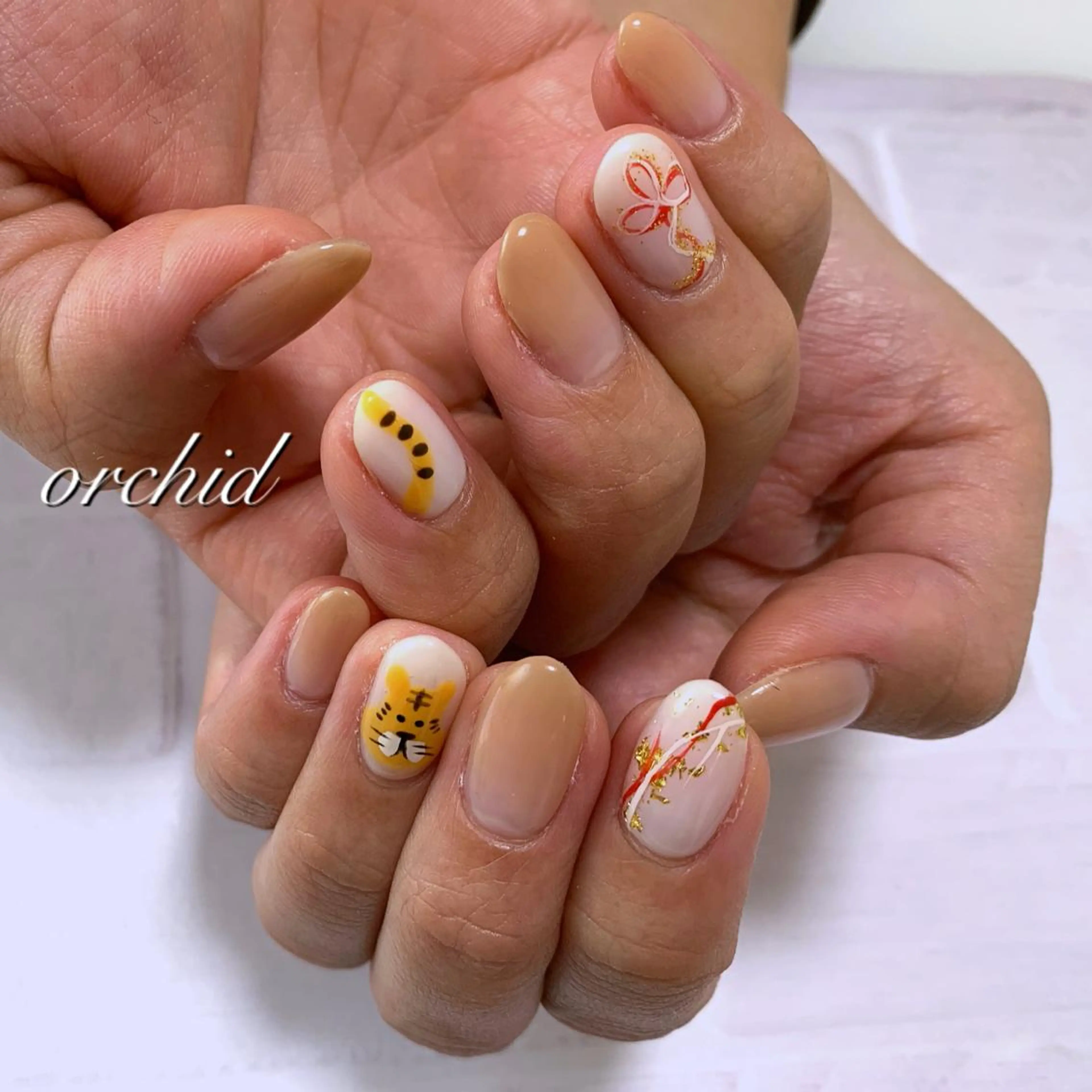 ネイル orchid ♡オーキッドのネイルデザイン