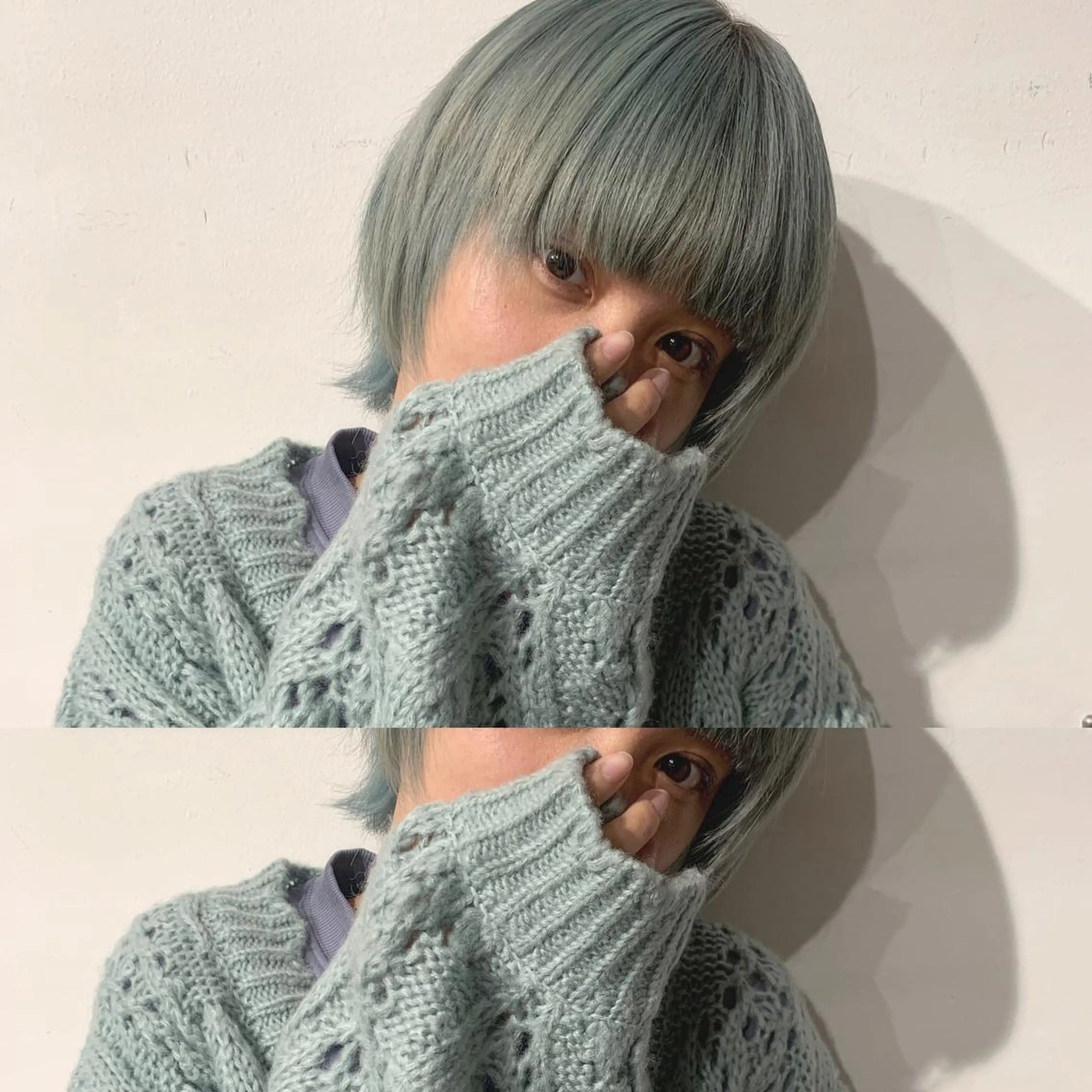 ショート カラー ヘアカラー トリートメント ヘアセット ✨艶ブリーチカラー ✨四ノ宮裕己のヘアスタイル