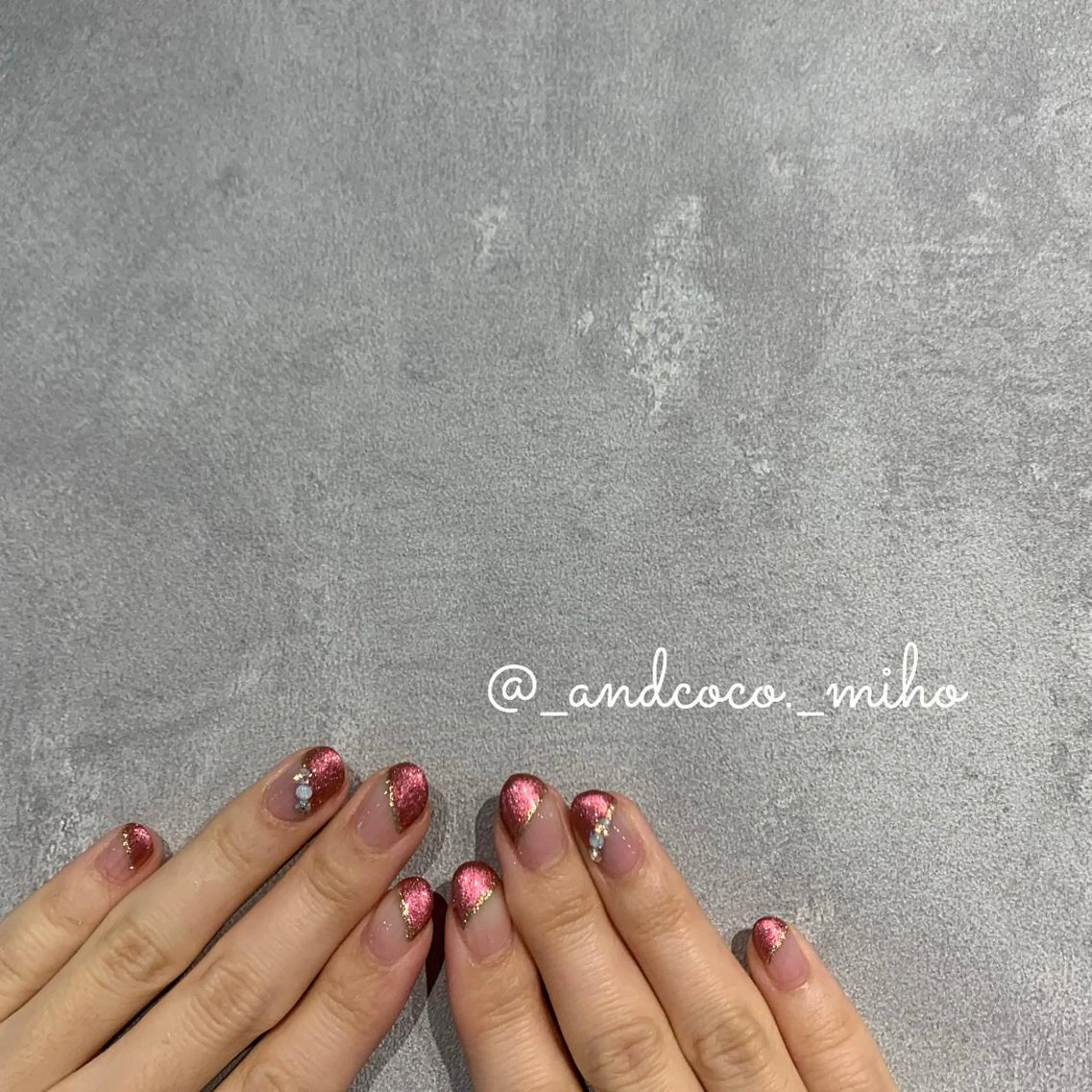 ネイル ハンドネイル I'm Me.所属・Nailist〻 mihoのネイルデザイン