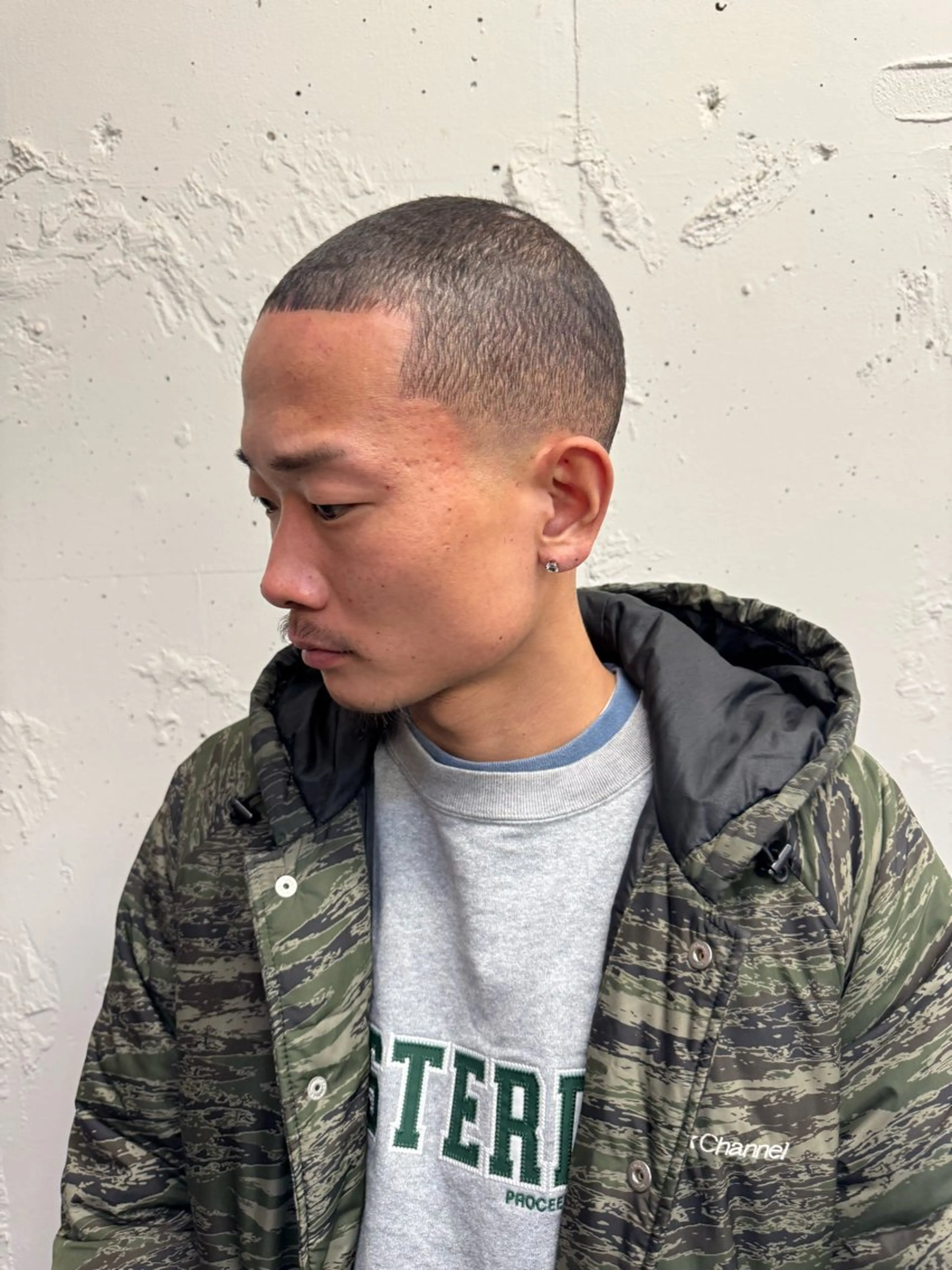 ショート パーマ メンズ ダウンパーマ フェードカット メンズパーマ メンズショート スキンフェード カット パーマ トリートメント 💈メンズ特化💈 TASUKUのヘアスタイル