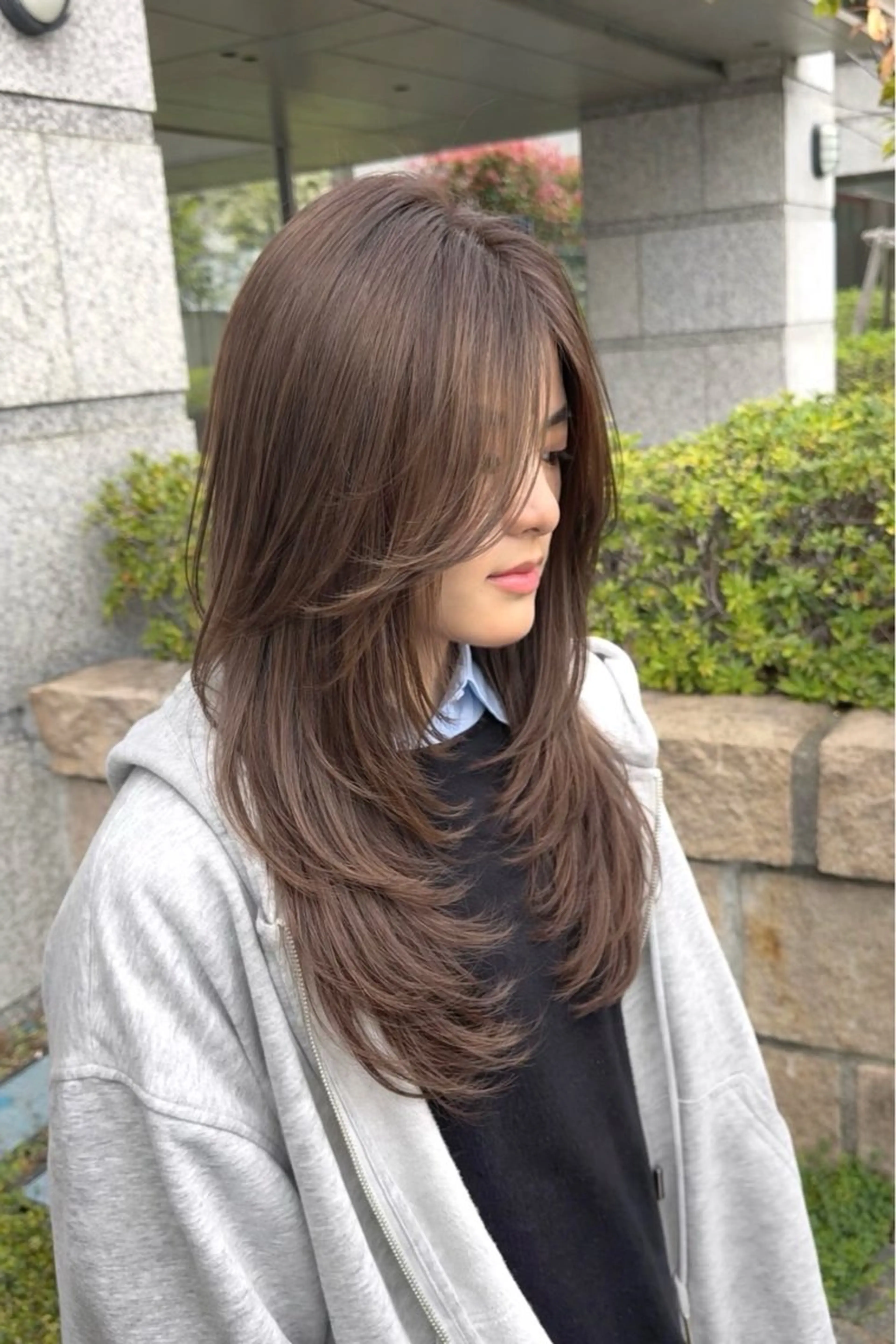 ロング カラー カット ヘアカラー トリートメント レイヤーカット/ ブリーチカラー/雅人のヘアスタイル